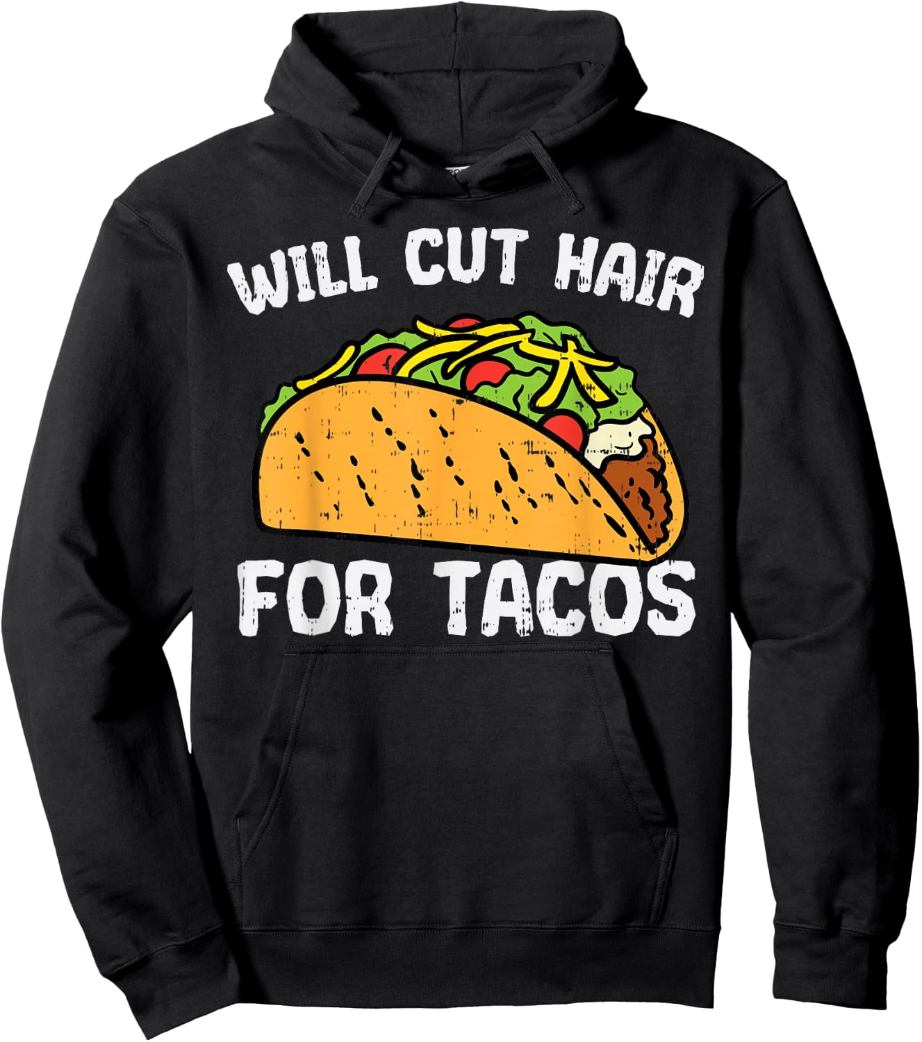 Cut Hair For Tacos Mexican Cinco De Mayo Barber Hairdresser Hoodie - Hoodie | Black