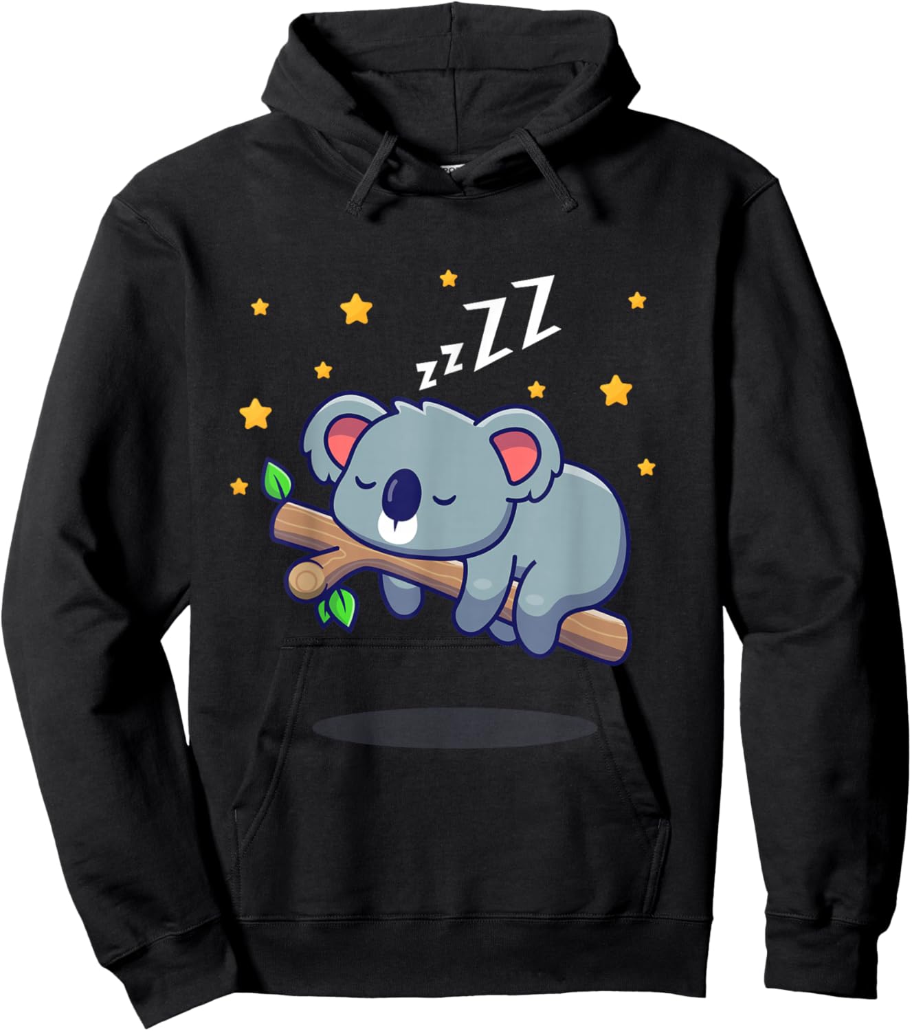 Sleepy Koala Sleeping Hoodie - Hoodie | Black