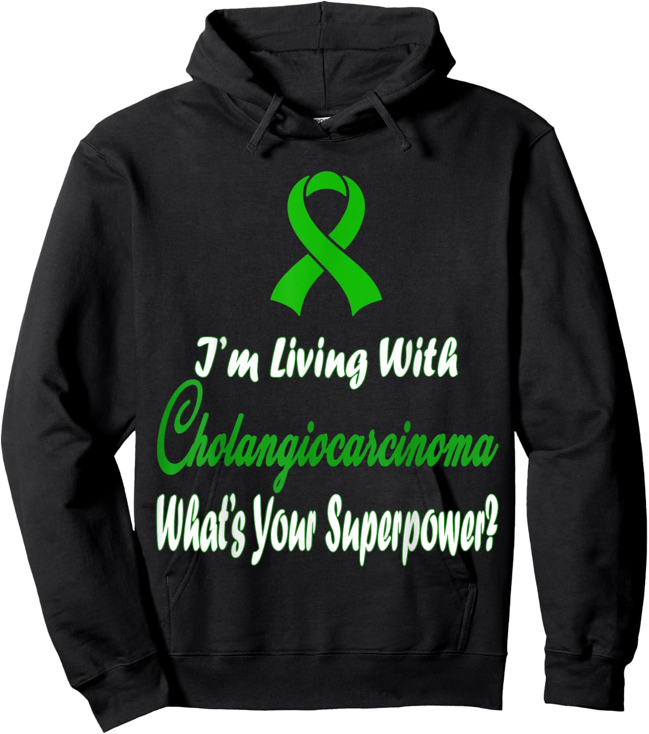 Cholangiocarcinoma Awareness Hoodie - Hoodie | Black