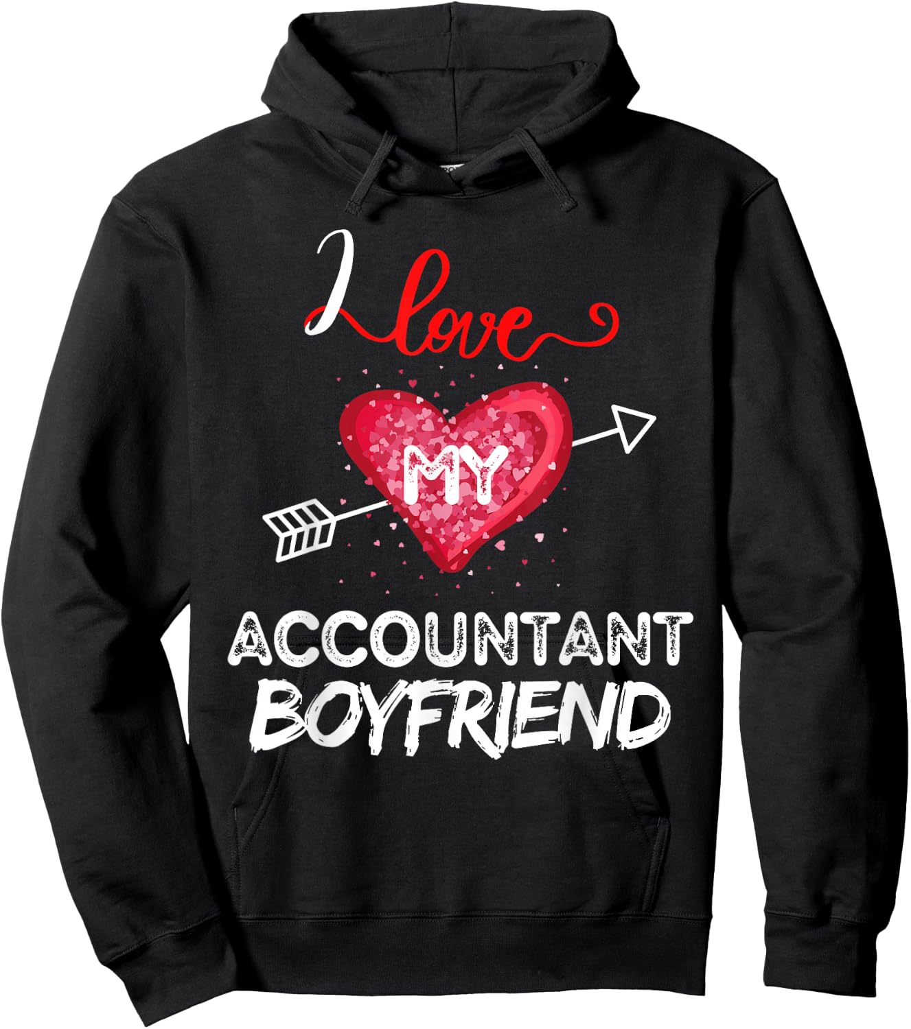 I love My Accountant Boyfriend Hoodie - Hoodie | Black