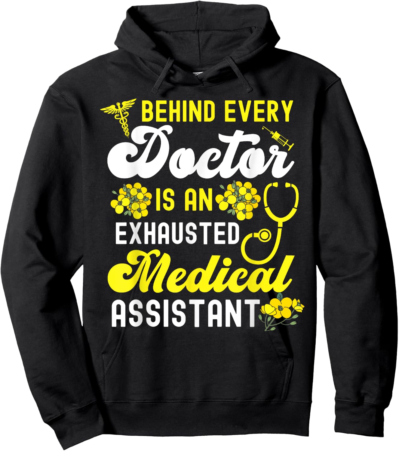 Certified Medical Assistant Doctor CMA Hoodie - Hoodie | Black