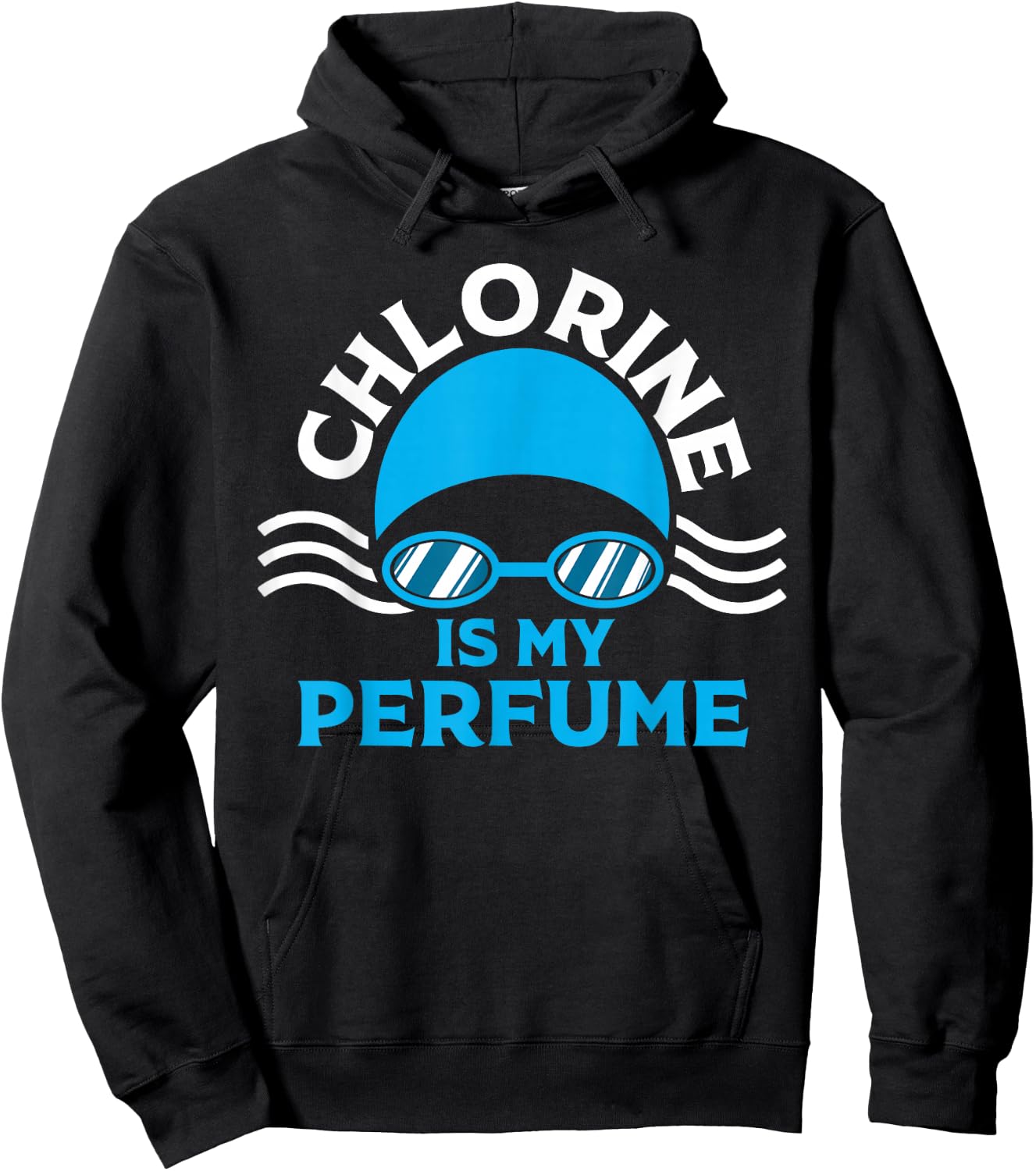 Funny Swimming Designs Women Water Sports Athletes Hoodie - Hoodie | Black