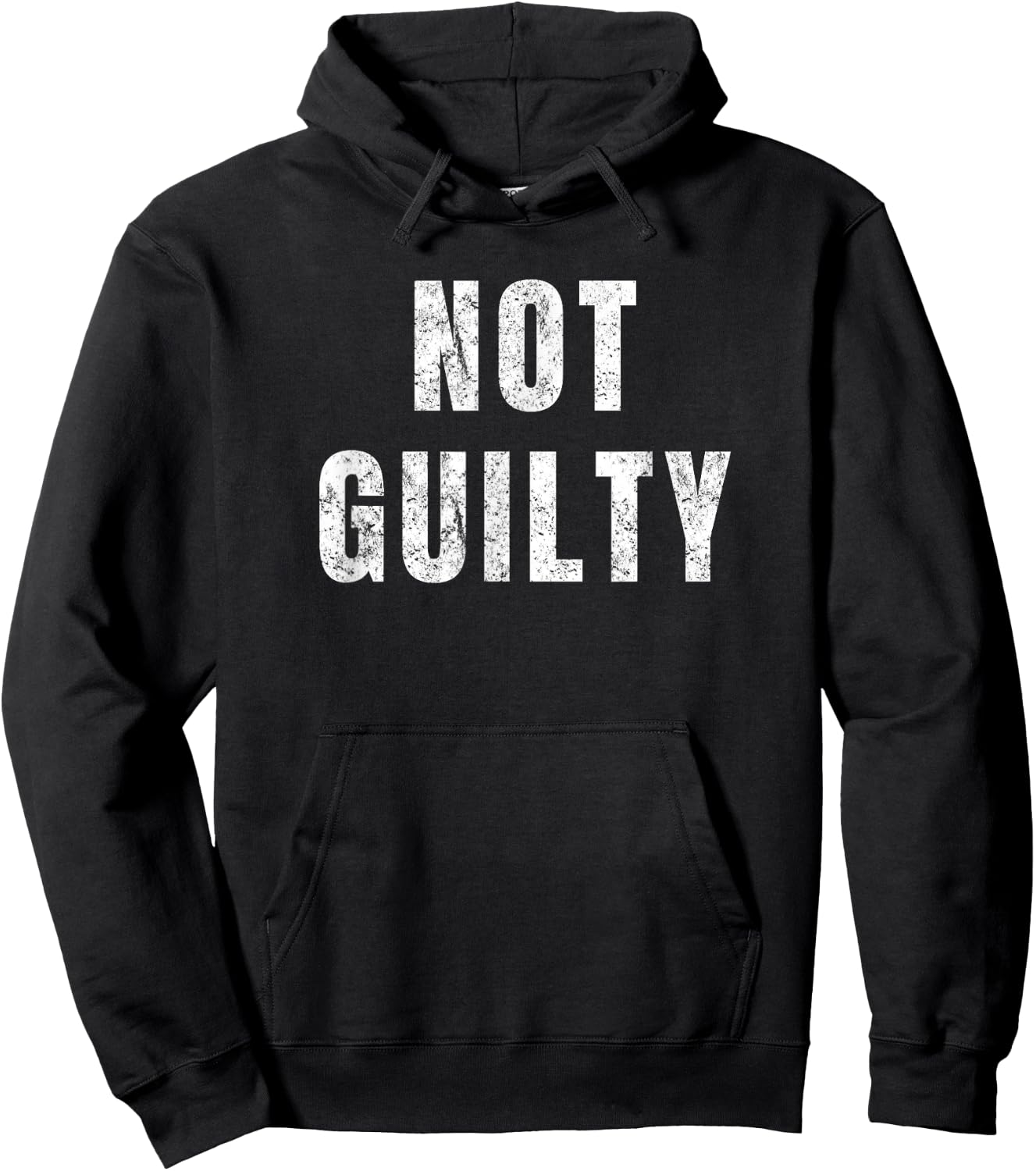 Social Justice Criminal Defense Not Guilty Hoodie - Hoodie | Black