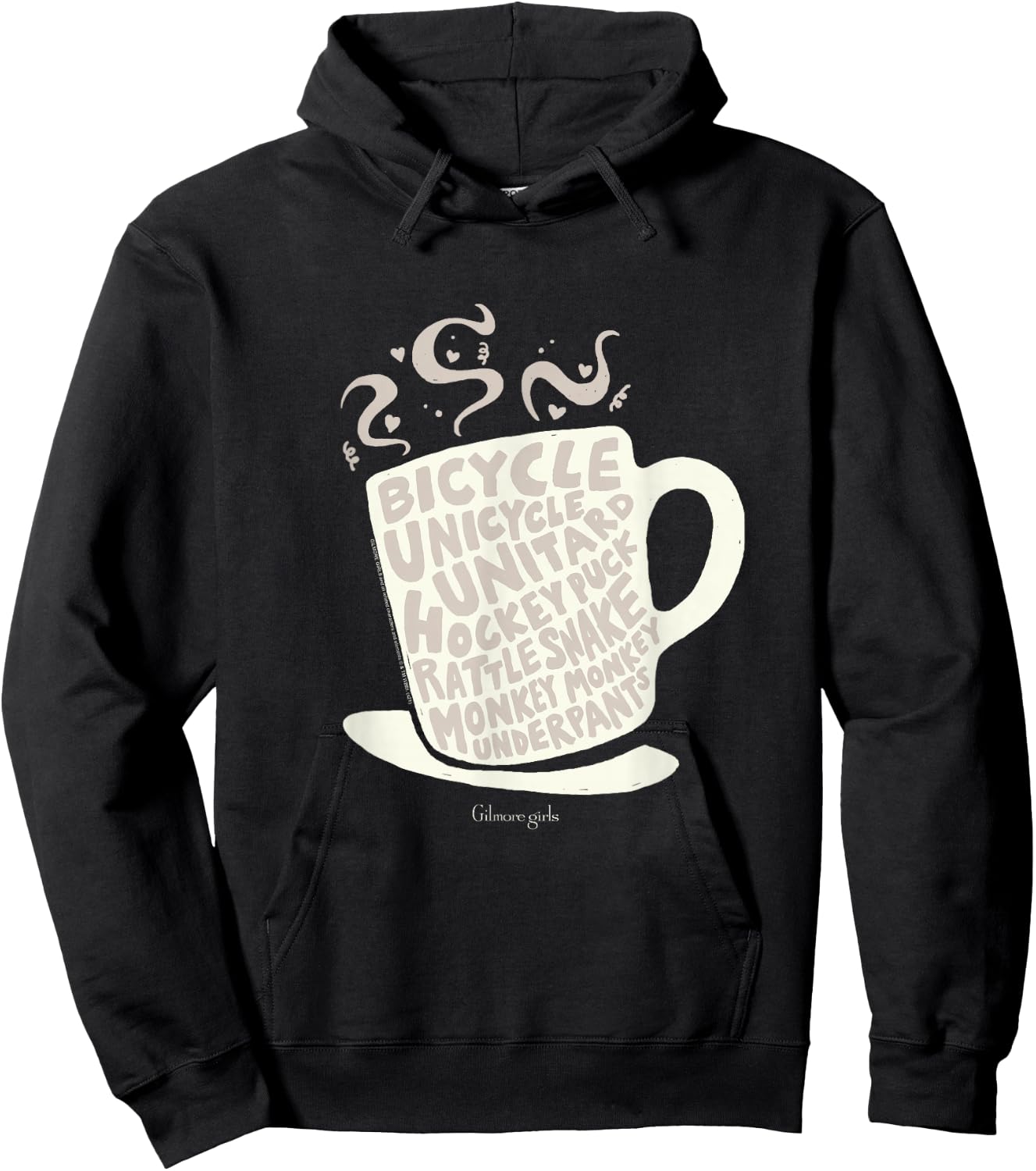 Gilmore Girls Bicycle Unicycle Unitard Coffee Mug TV Show Hoodie - Hoodie | Black
