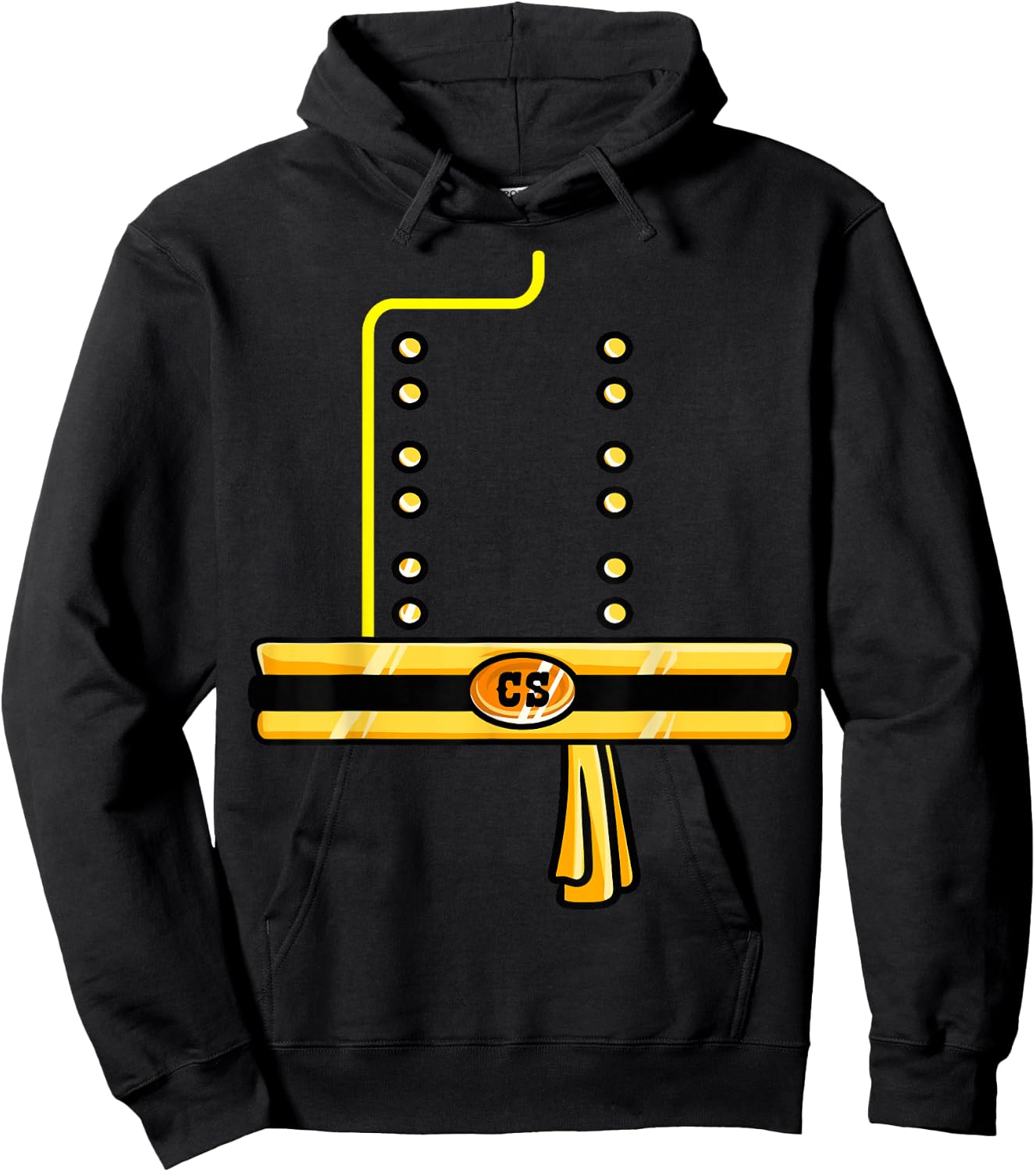 Confederate Soldier Costume Halloween Civil War Men Women Hoodie - Hoodie | Black