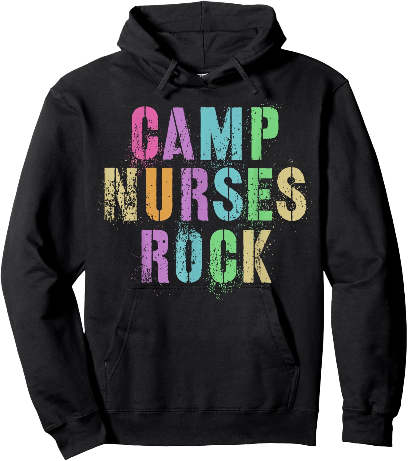 CAMP NURSES Do ROCK Funny Camping Medical Squad Medic Team Hoodie - Hoodie | Black