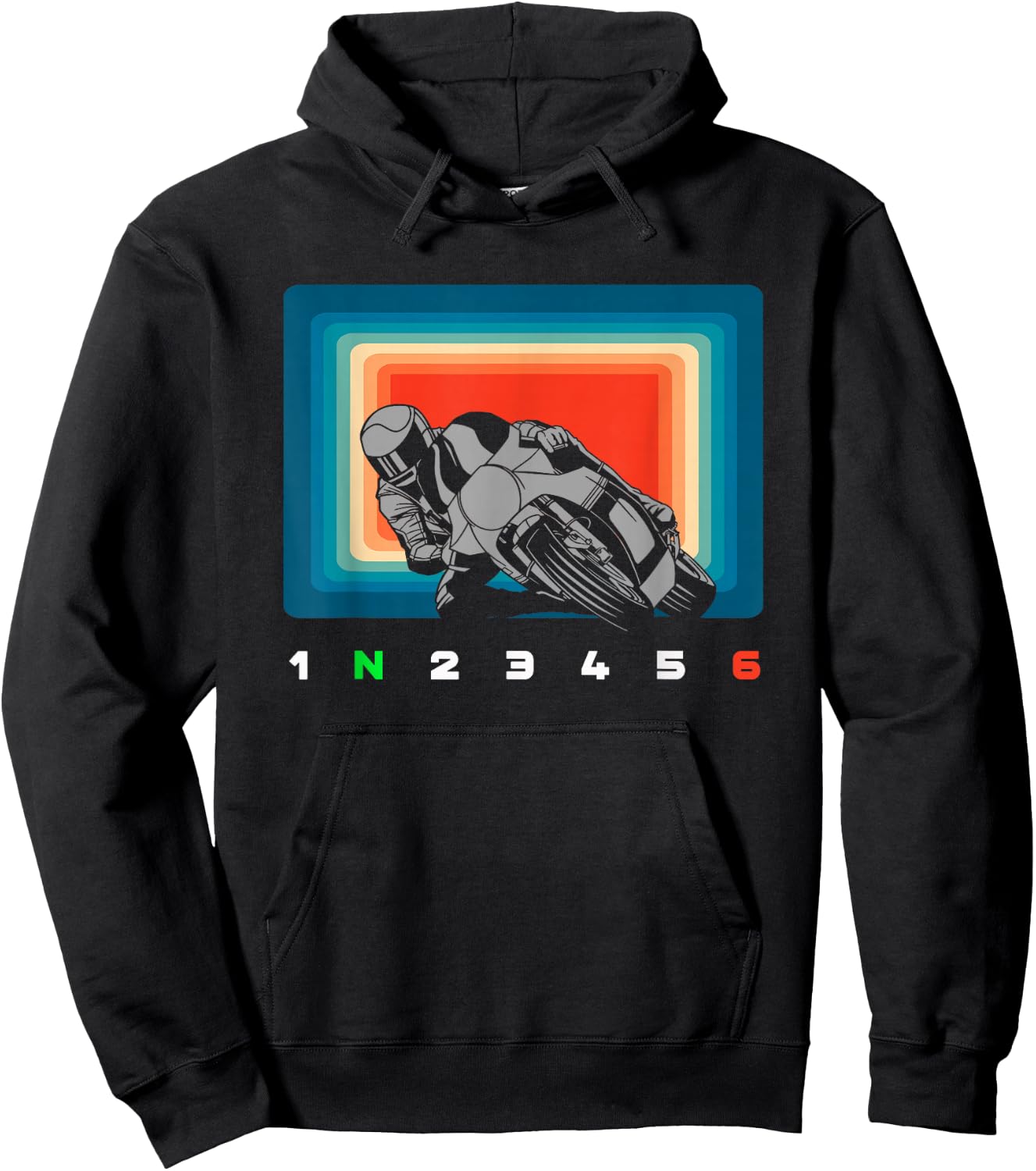 Motorcycle Apparel , Black Hoodie - Hoodie | Black