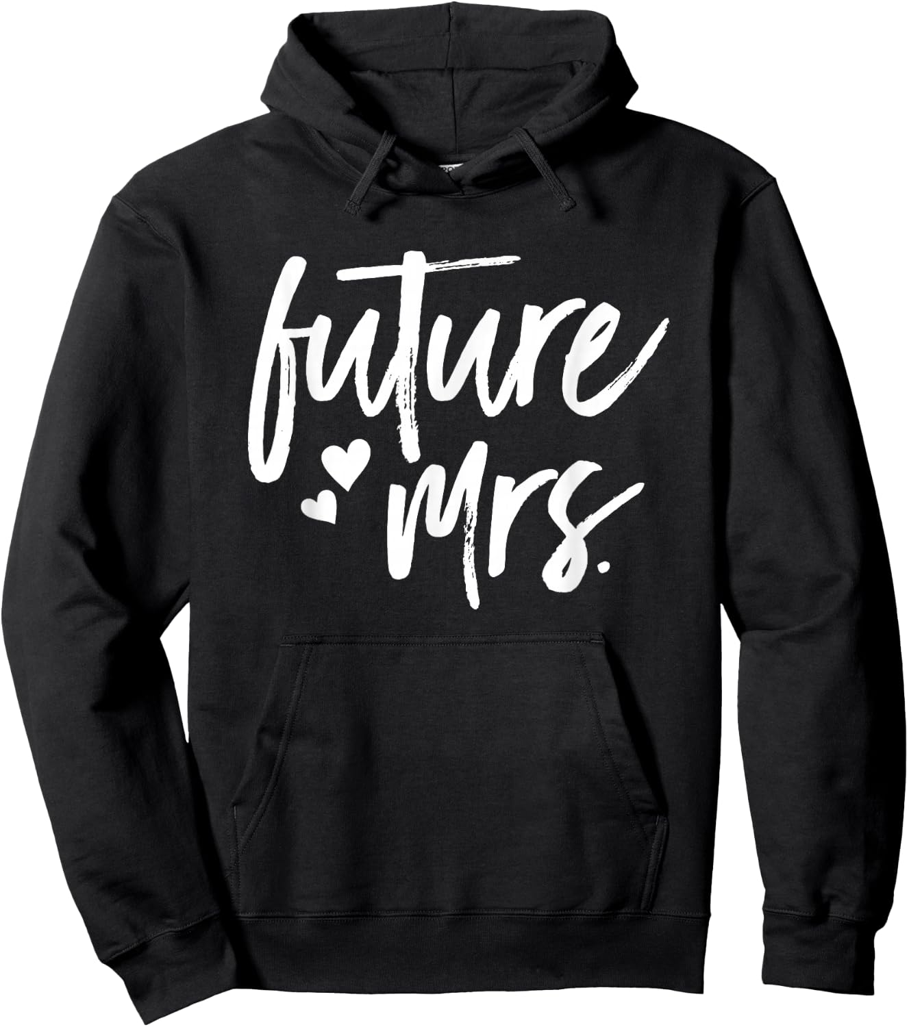 Future Mrs | Getting Married Engagement Shirt Hoodie - Hoodie | Black