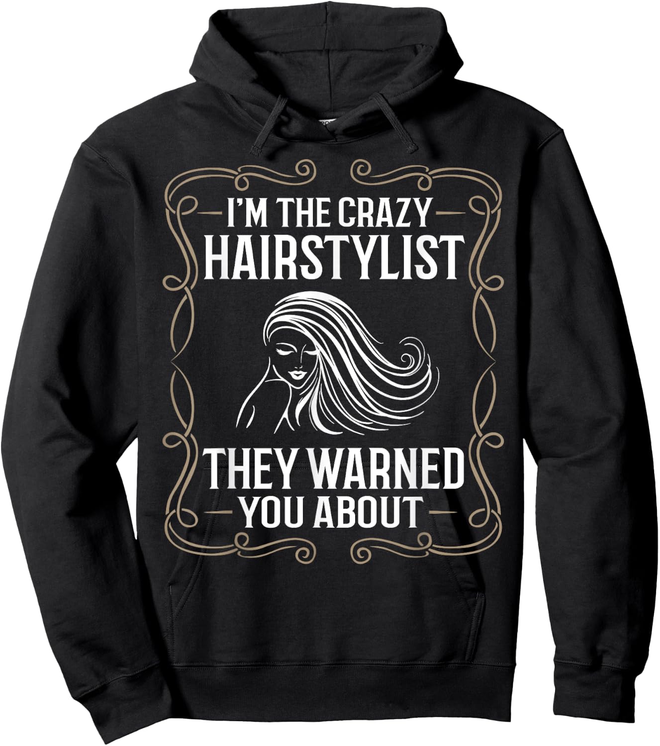 Hairstylist Professional Barber Hairstyle Hairdresser Hoodie - Hoodie | Black