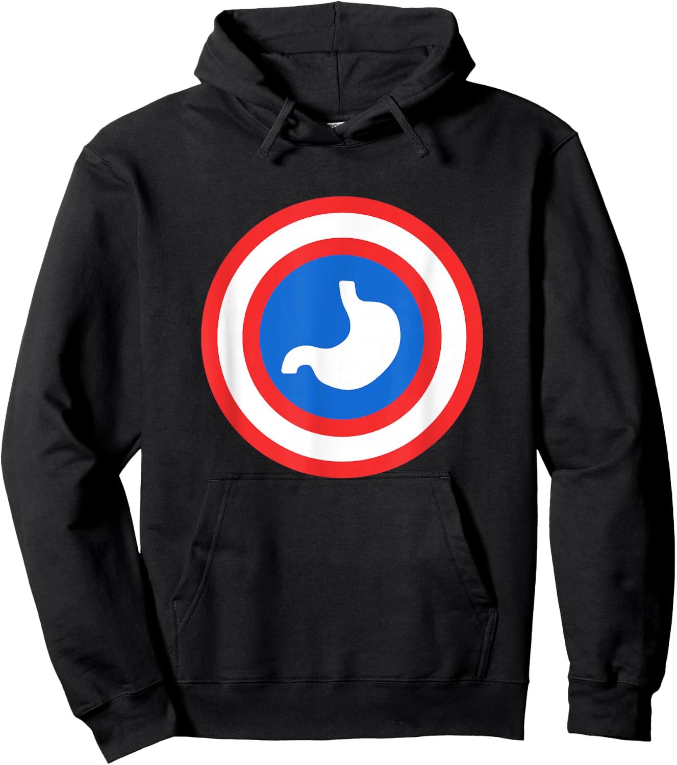 Captain Stomach Funny Gastroenterologist T Shirt Gift Hoodie - Hoodie | Black
