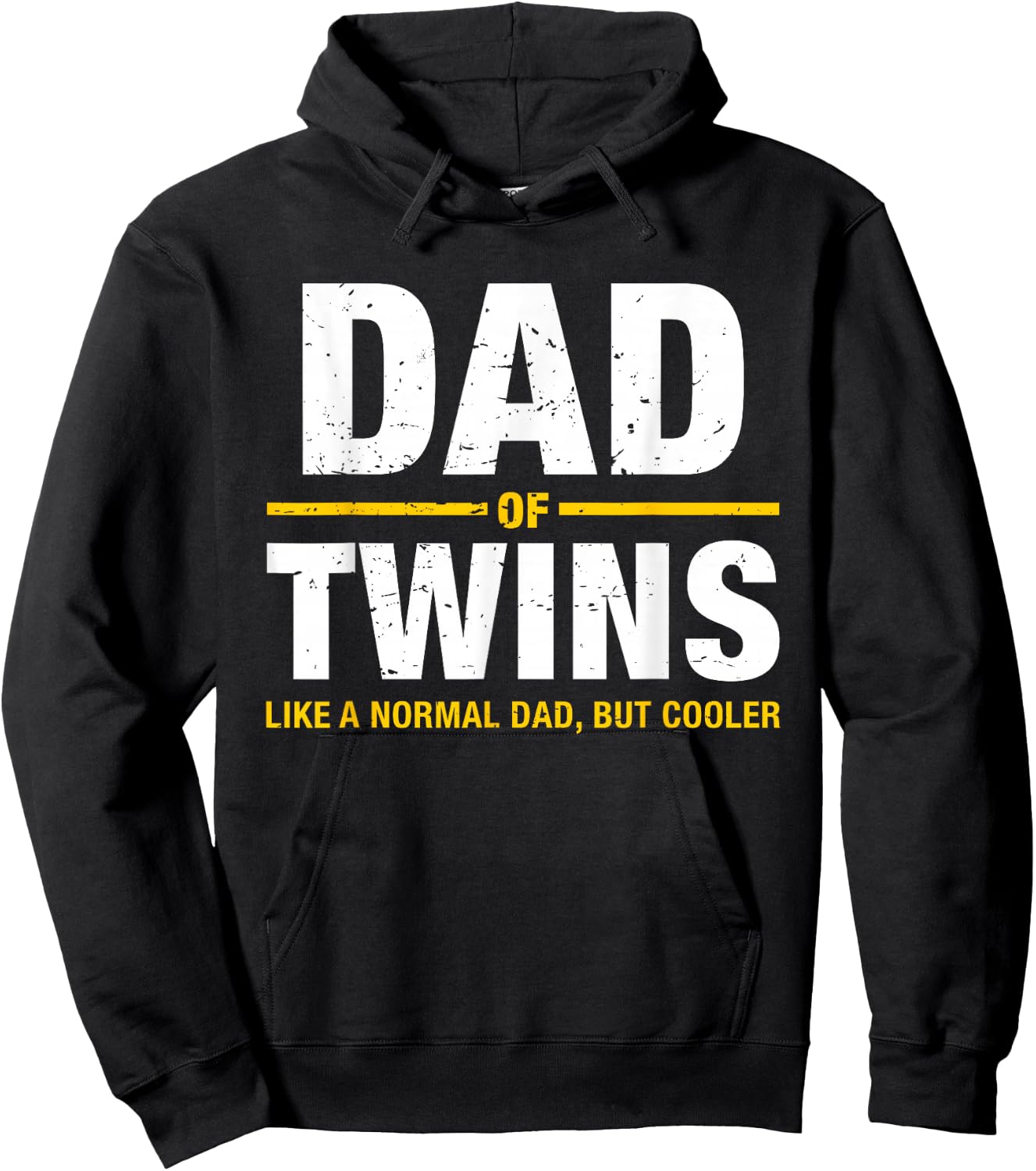 Dad Of Twins Expecting Twins Hoodie - Hoodie | Black