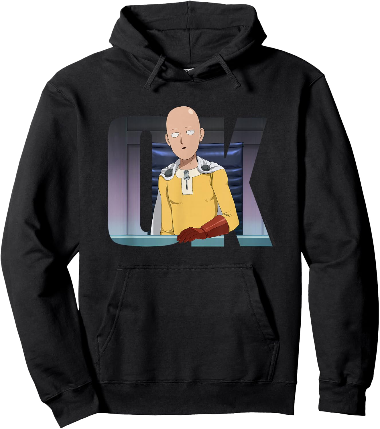 One Punch Man Saitama OK Hoodie - Hoodie | Black