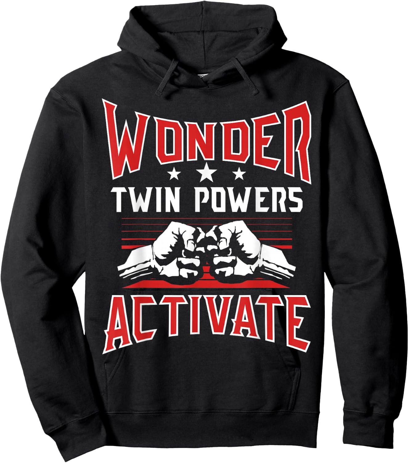 Wonder Twin Power Activated design, Sibling design Hoodie - Hoodie | Black