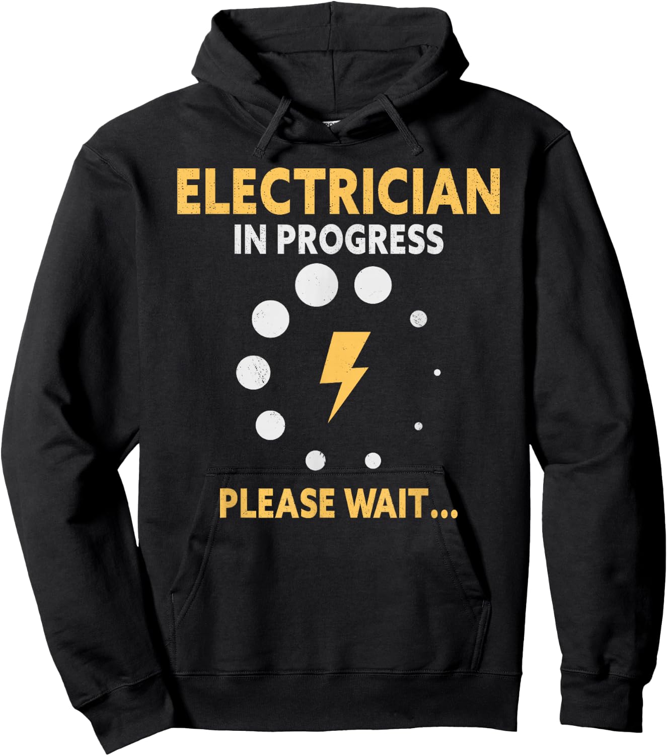 Electrician Electrical Worker Journeyman Wireman Scull Hoodie - Hoodie | Black