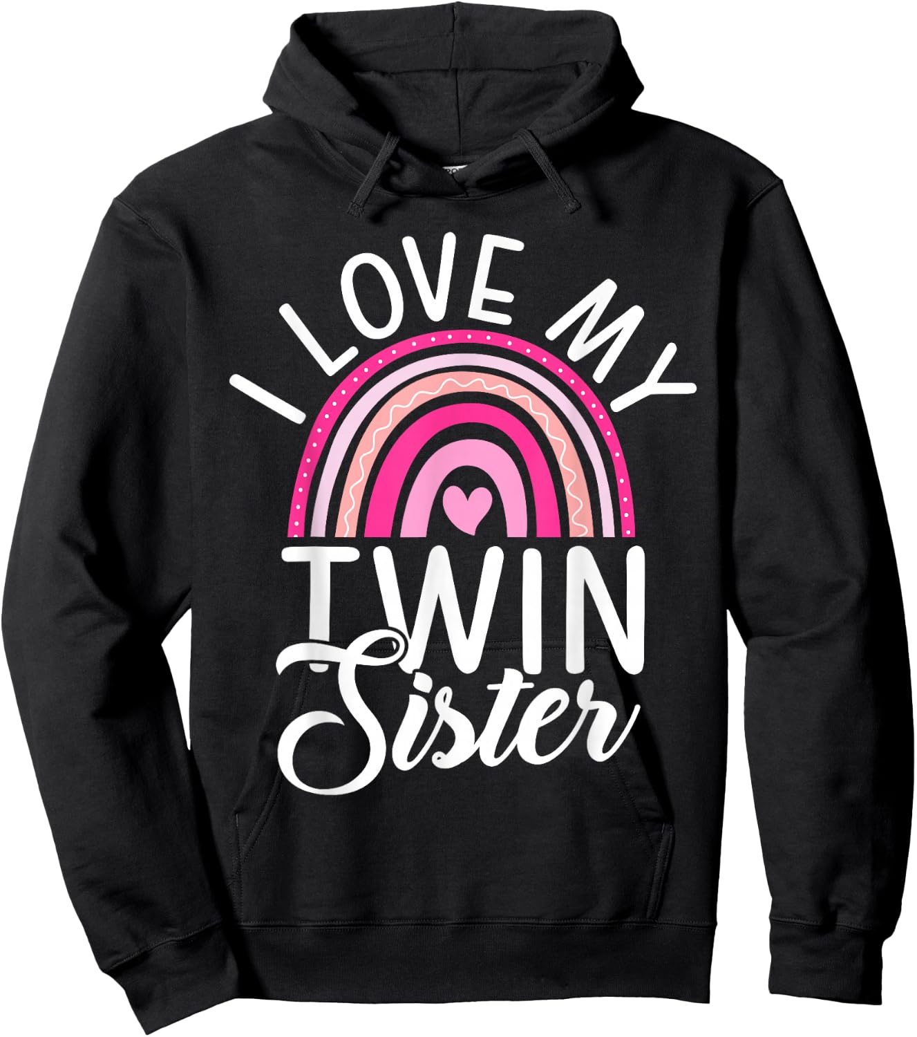I love my Twin Sister Hoodie - Hoodie | Black