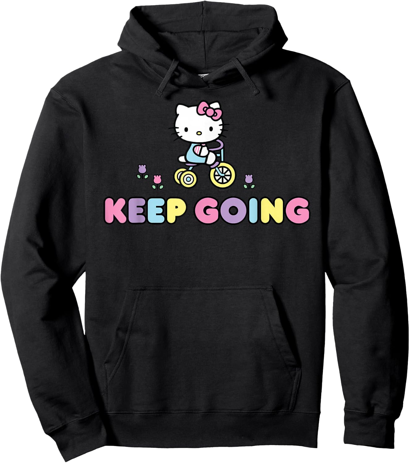 Hello Kitty Keep Going Hoodie - Hoodie | Black