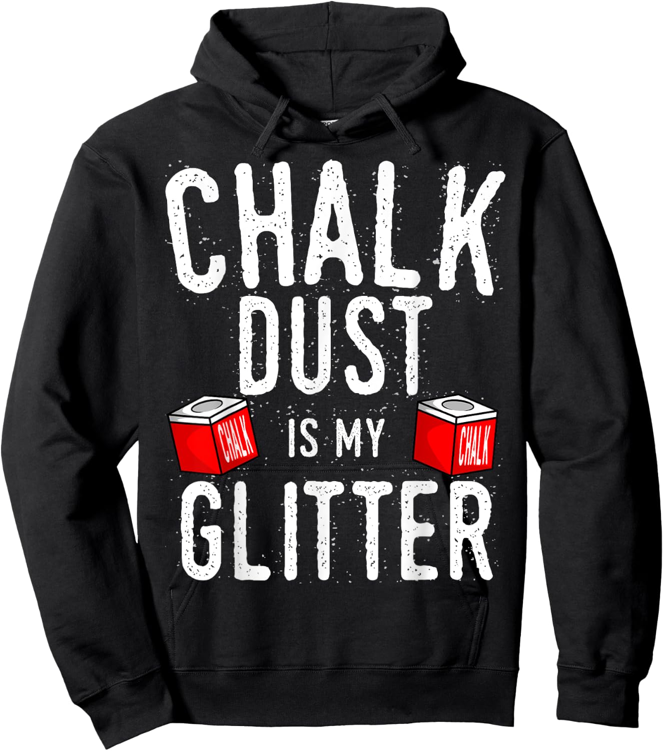 Chalk Dust Is My Glitter Billiard Player Snooker Hoodie - Hoodie | Black