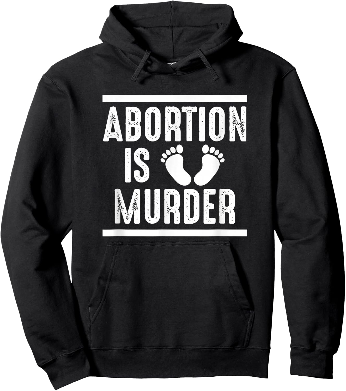 Abortion Is Murder Hoodie - Hoodie | Black