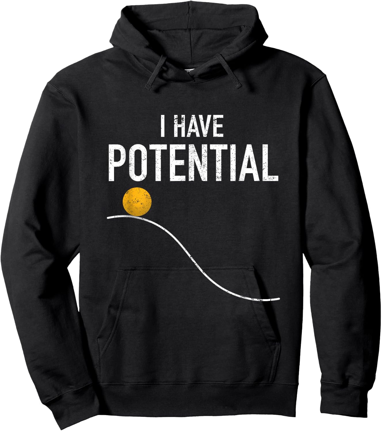 J. Berg Math & Science: Physics Gifts Men Women I Have Potential Energy Funny Physics Teacher Nerd Hoodie - Hoodie | Black