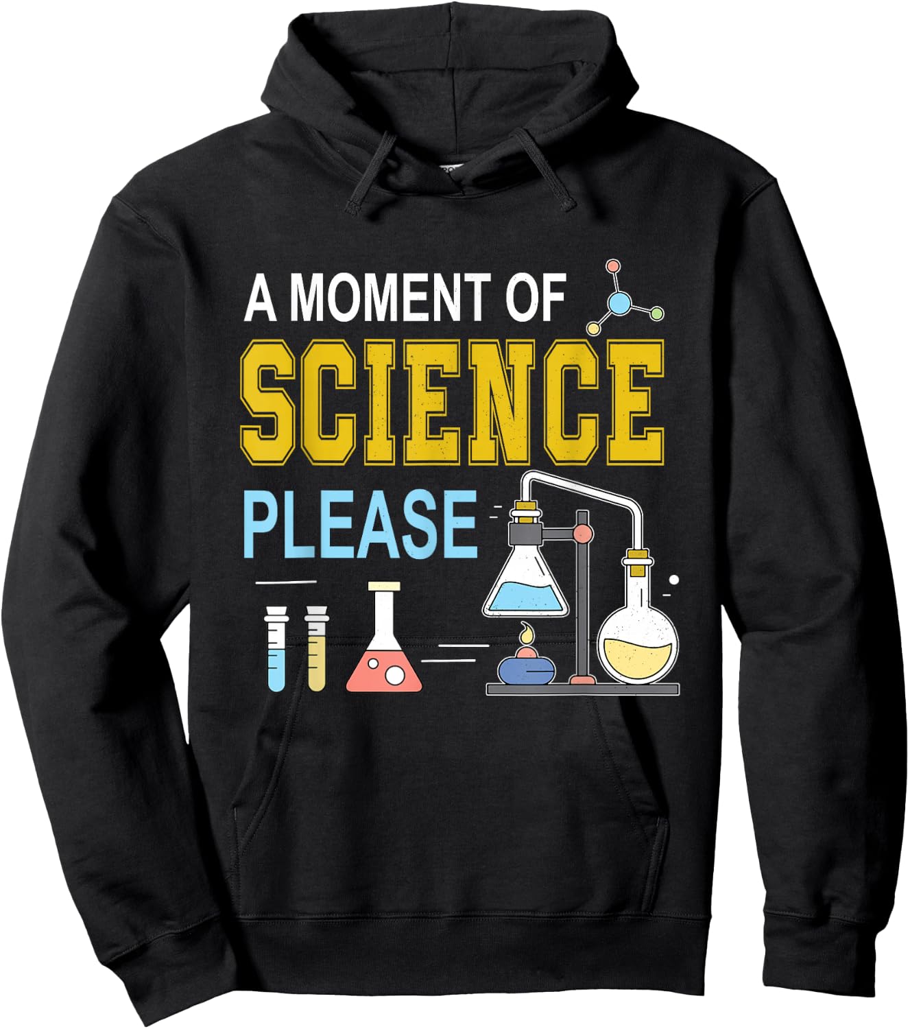 A Moment Of Science Please Scientist Science Teacher Hoodie - Hoodie | Black