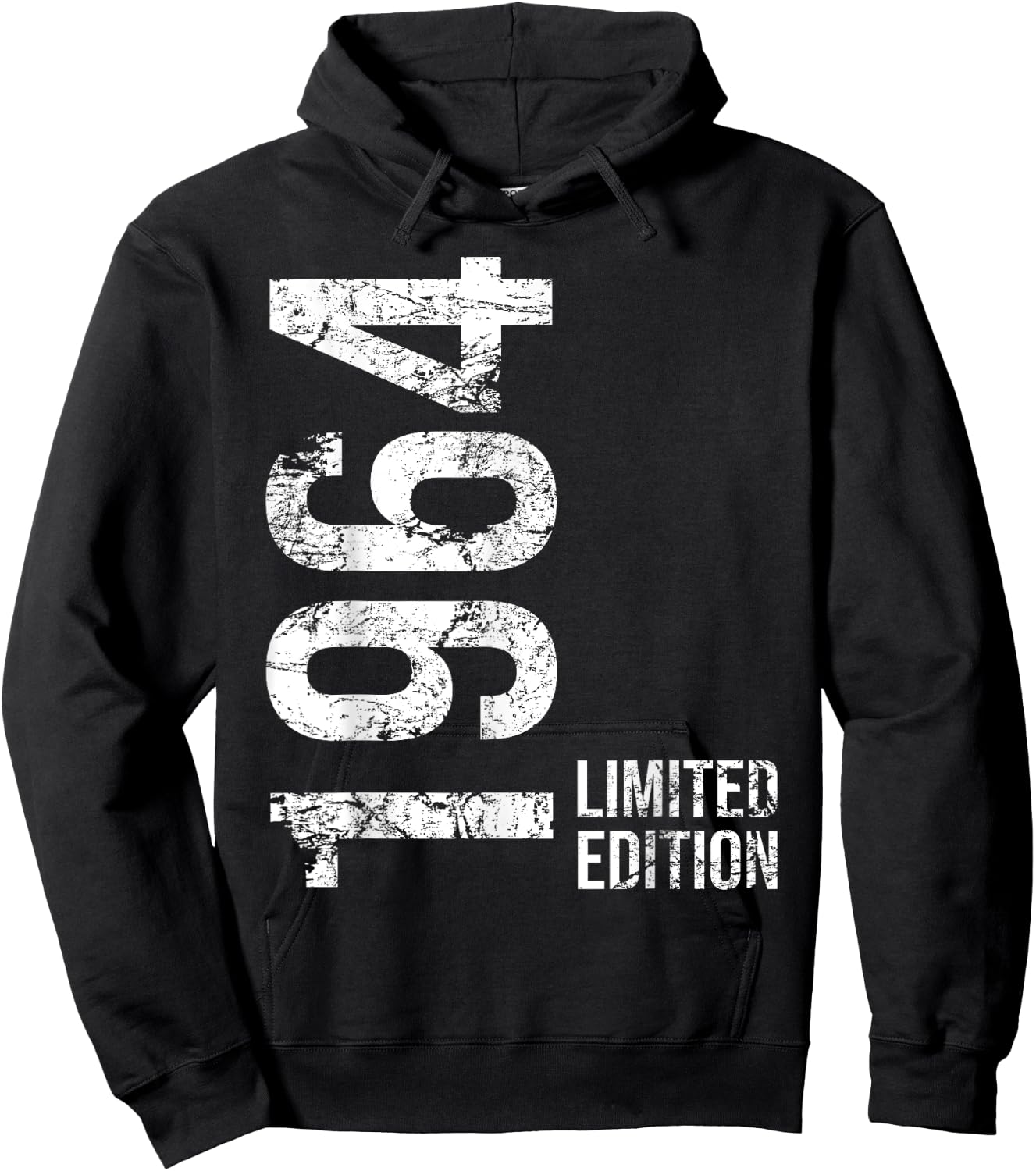61st Birthday 61 Years Old Man Woman Vintage 1964 Hoodie - Hoodie | Black