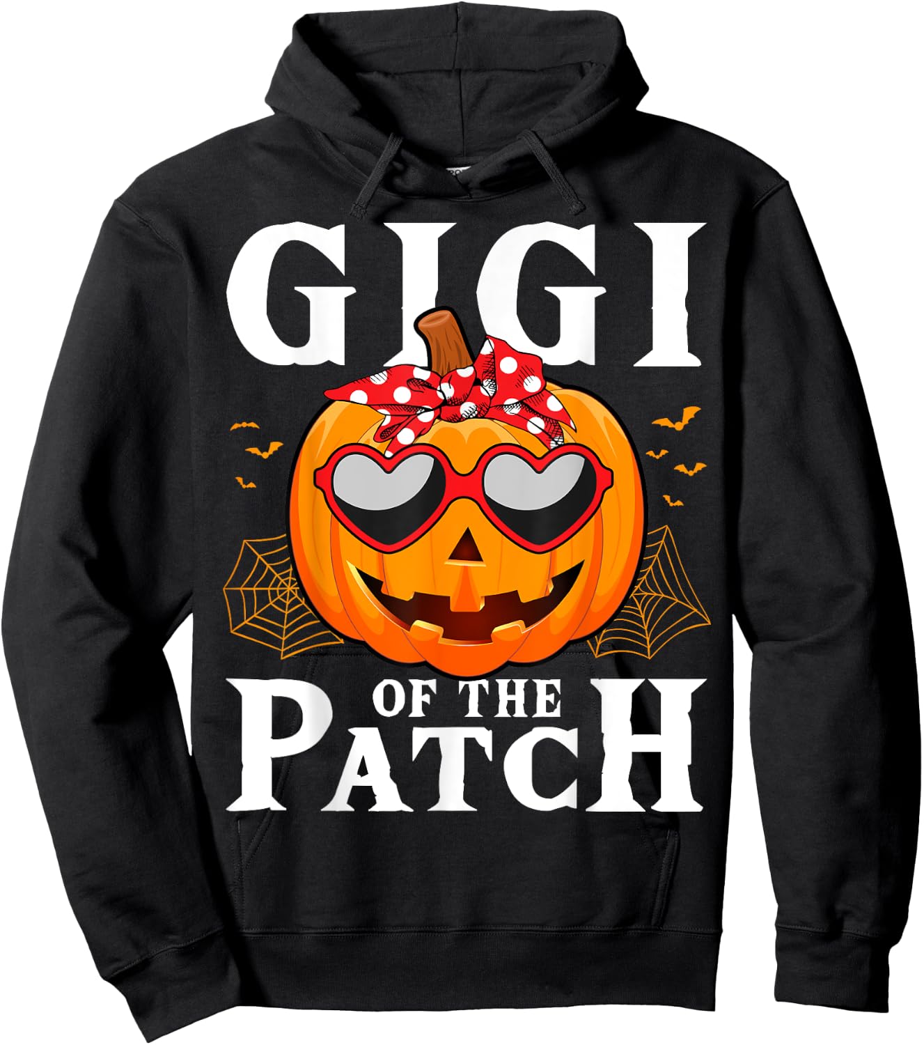 Pumpkin Gigi of The Patch Family Halloween Costume Hoodie - Hoodie | Black