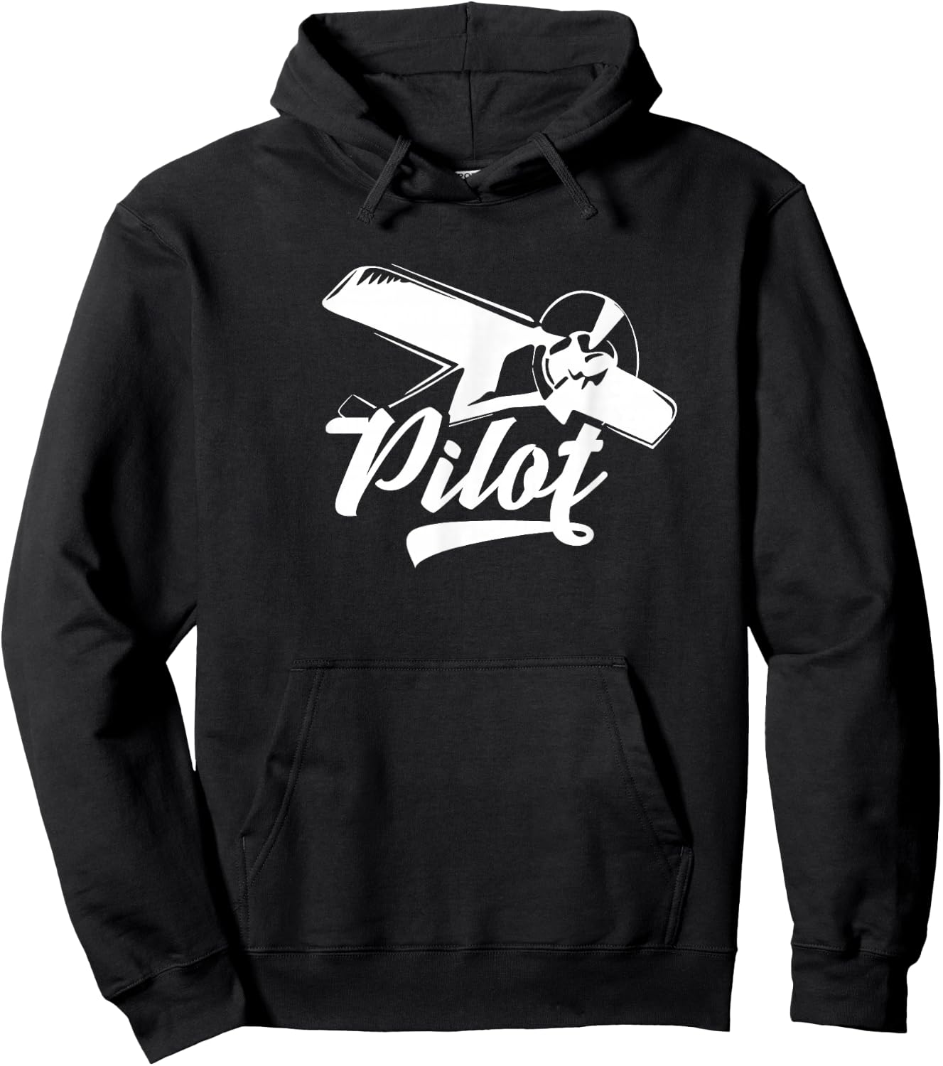 Pilot Aviator Fly Aircraft Airplane Plane Hoodie - Hoodie | Black
