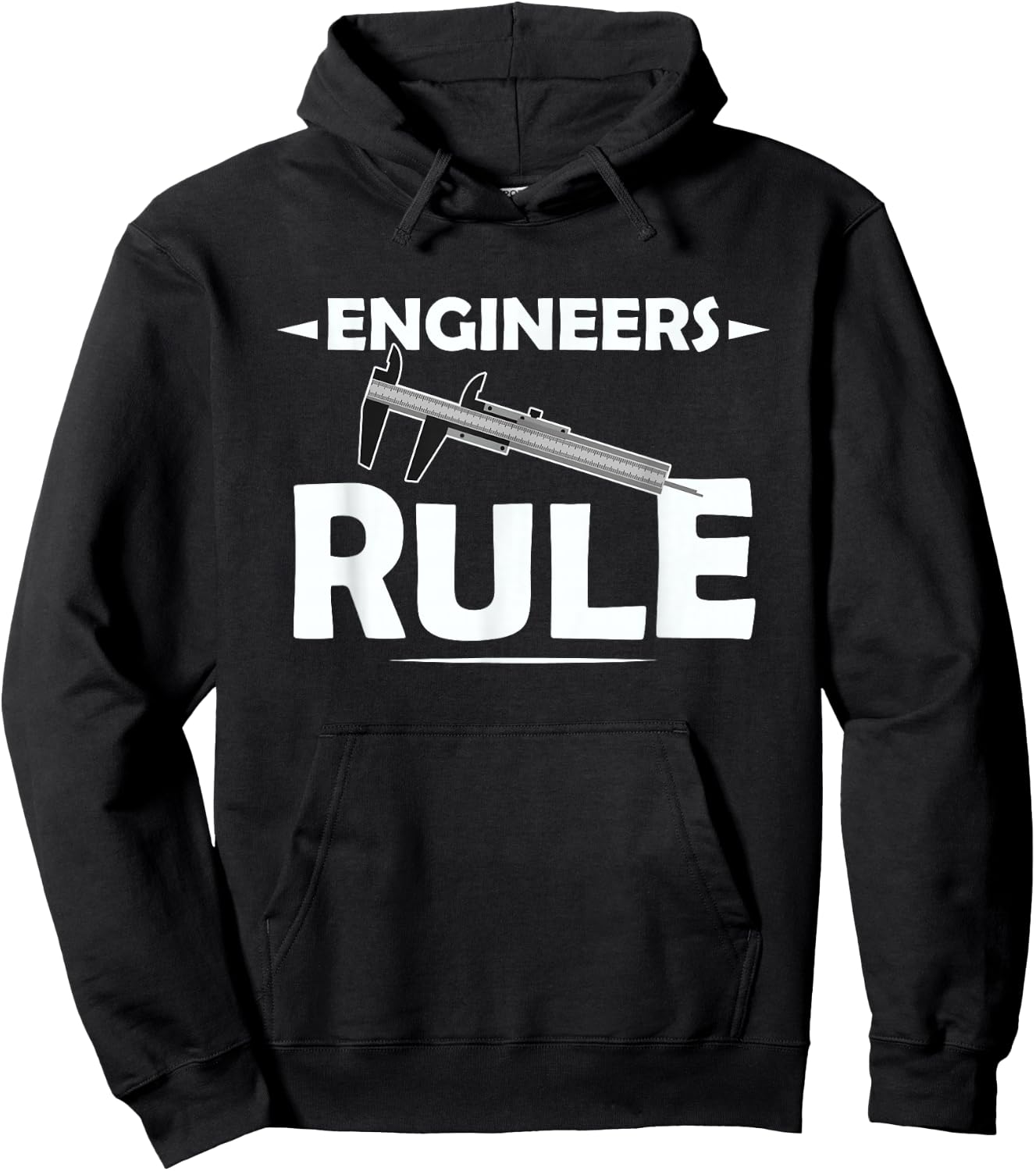 Slide Rule Engineers Rule Vintage Old School Gift Hoodie - Hoodie | Black