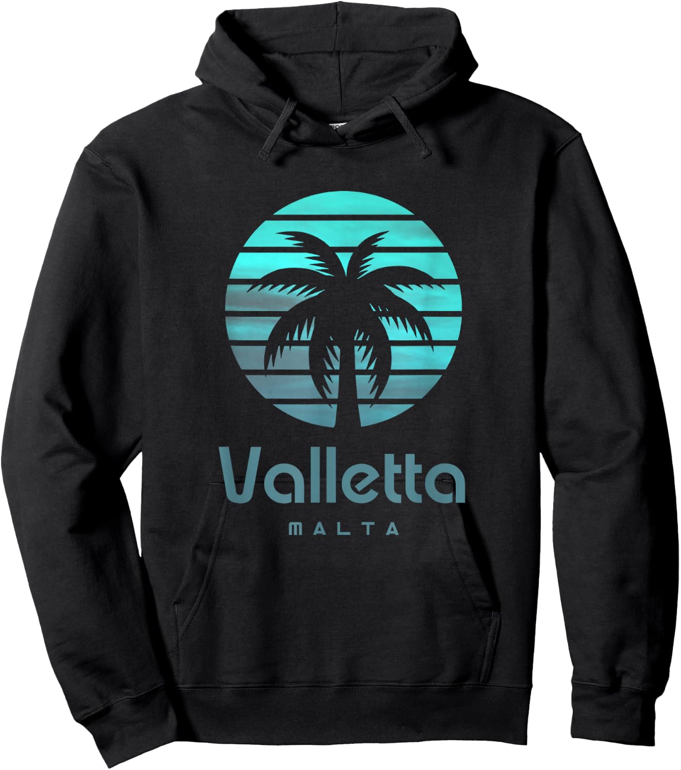Valletta Malta Hoodie - Hoodie | Black