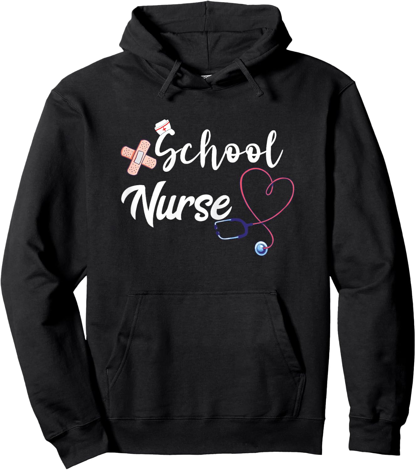 School Nurse Back To School Nursing School Nursing Schooling Hoodie - Hoodie | Black