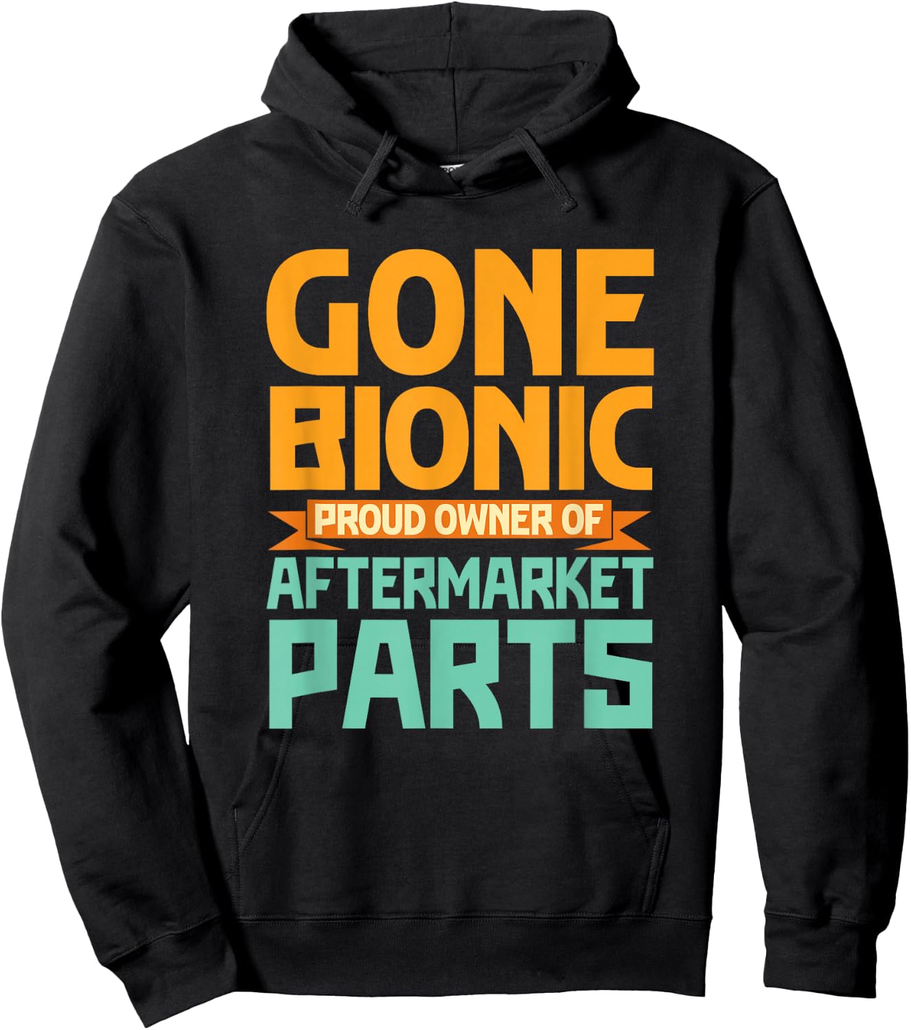 Bionic Aftermarket Parts Design - Knee and Hip Replacement Small Hoodie - Hoodie | Black