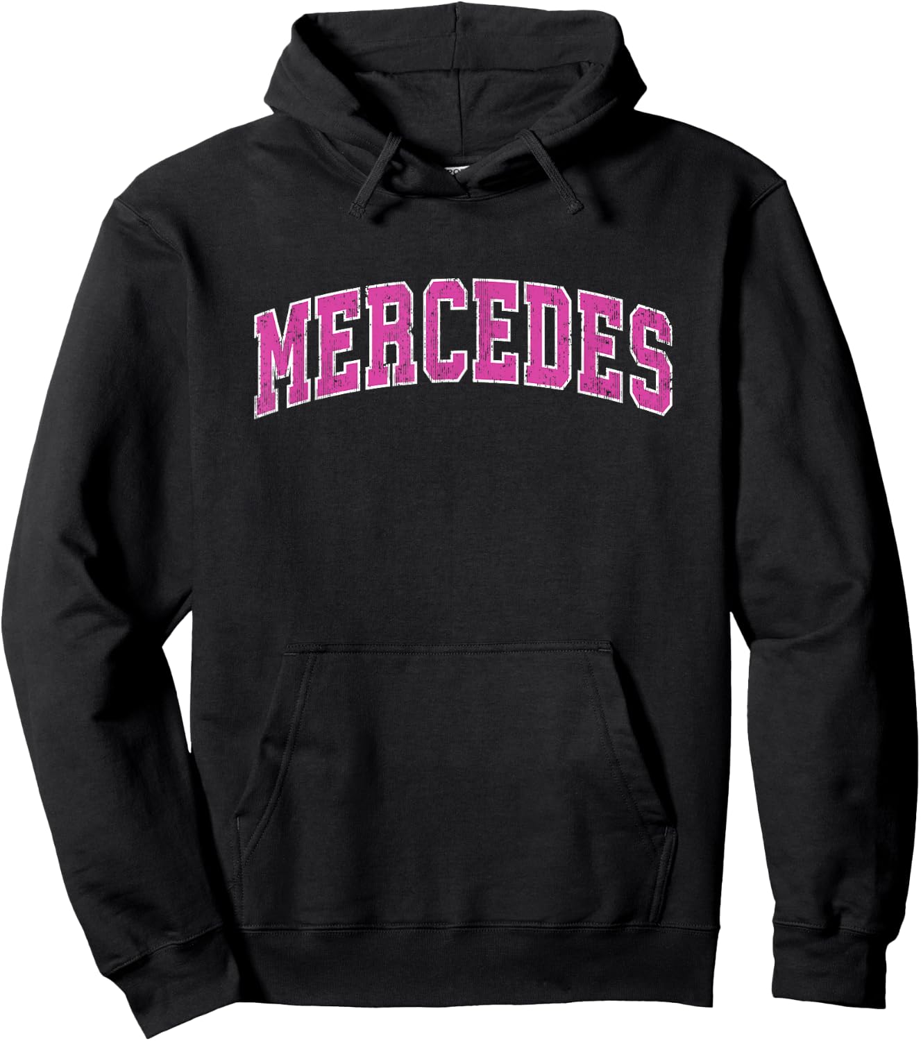 Mercedes Texas TX Vintage Sports Design Pink Design Hoodie - Hoodie | Black