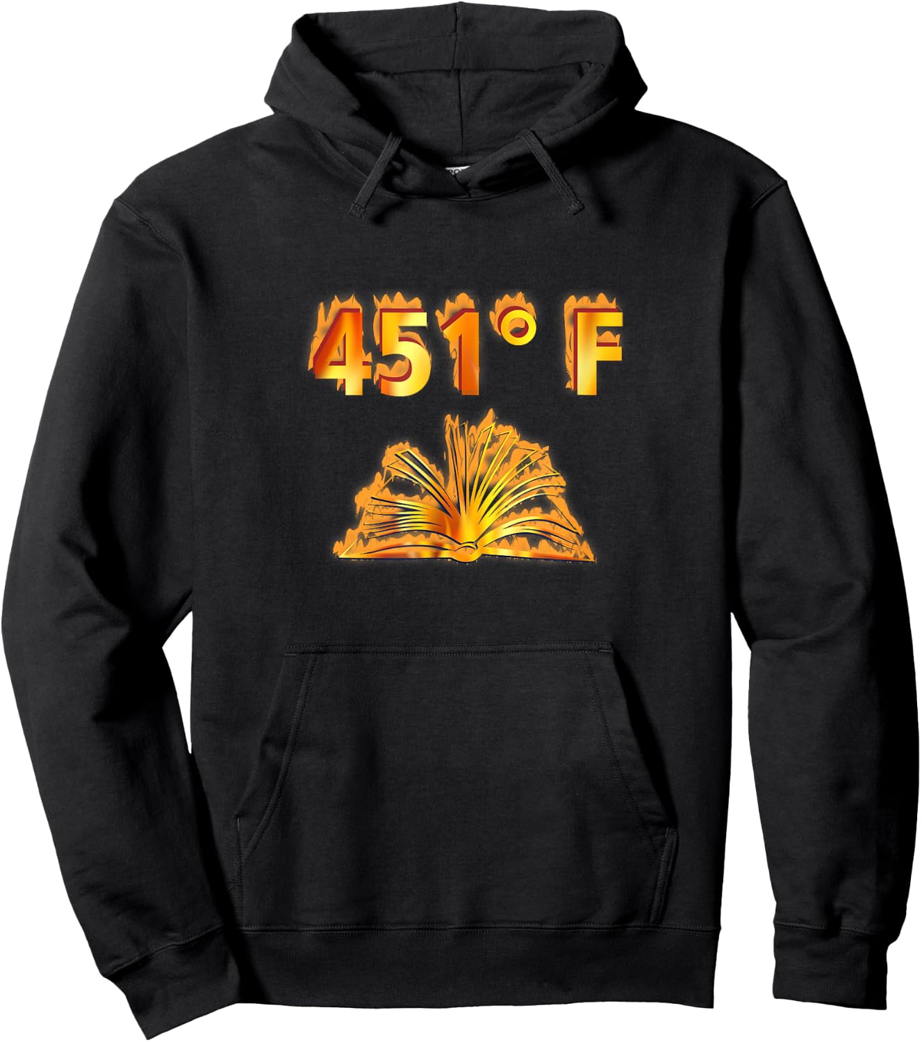 451 Fahrenheit Hoodie - Hoodie | Black