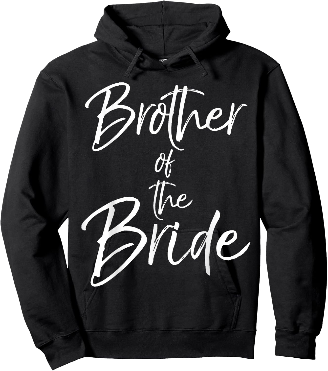 Matching Bridal Party Gifts for Family Brother of the Bride Hoodie - Hoodie | Black