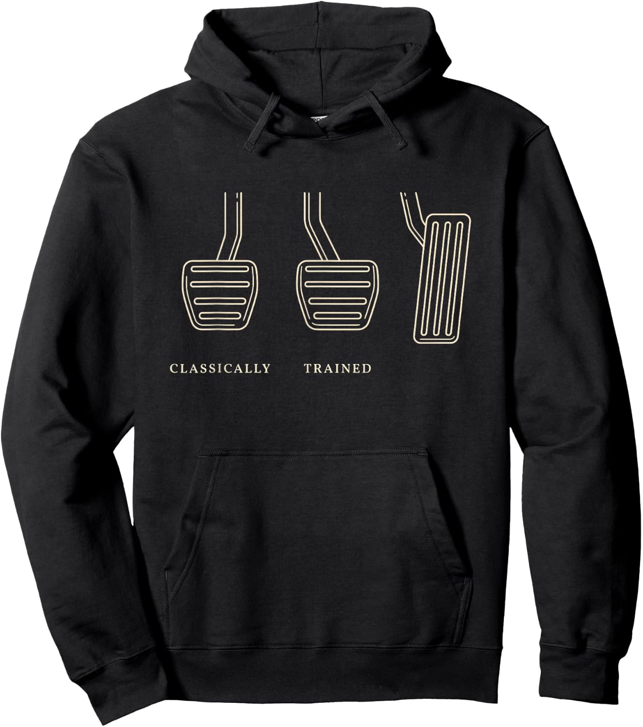 Classically Trained Retro Vintage Car Driving Auto Hoodie - Hoodie | Black