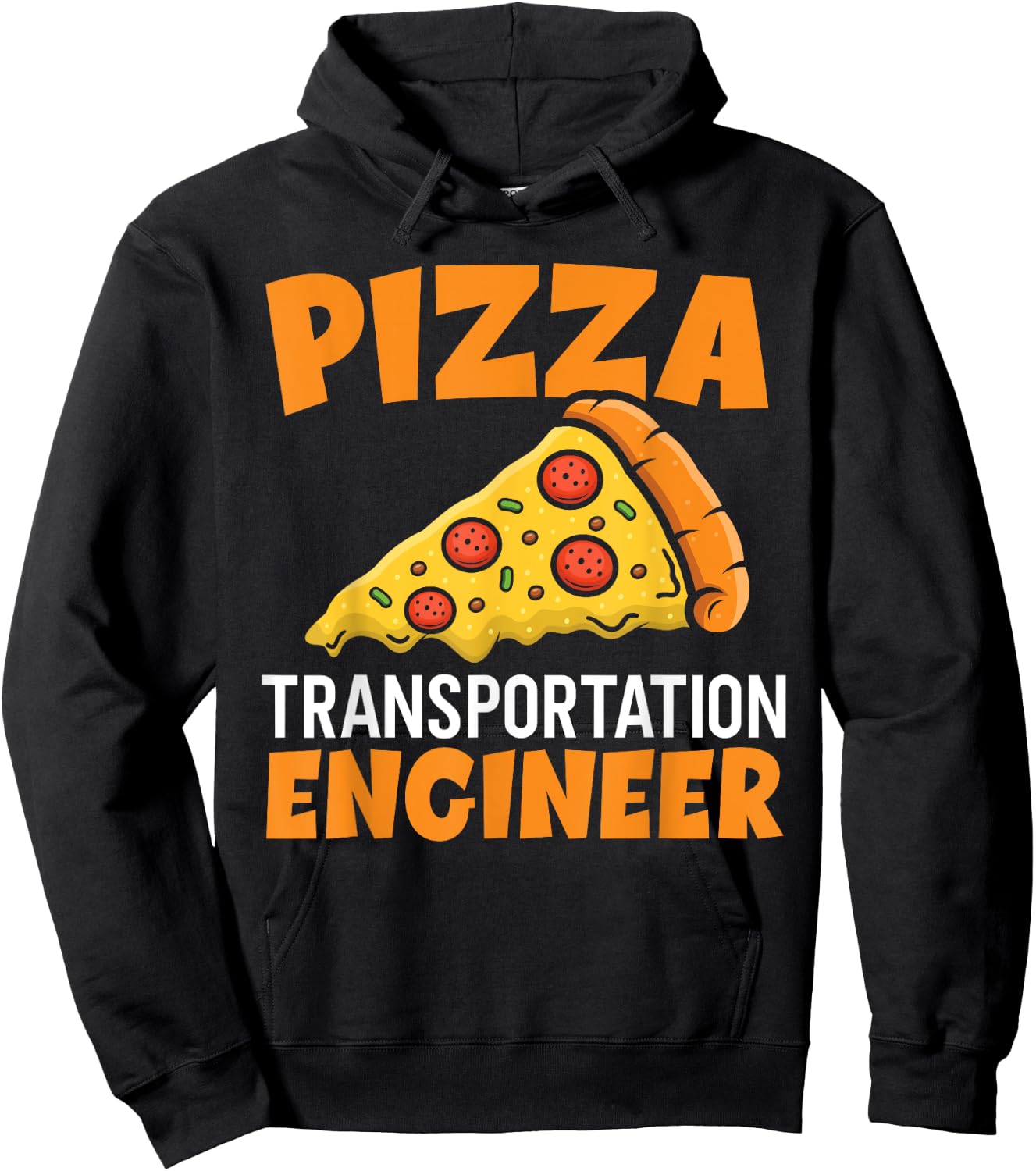 Pizza Delivery Engineer Pizza Delivery Service Hoodie - Hoodie | Black