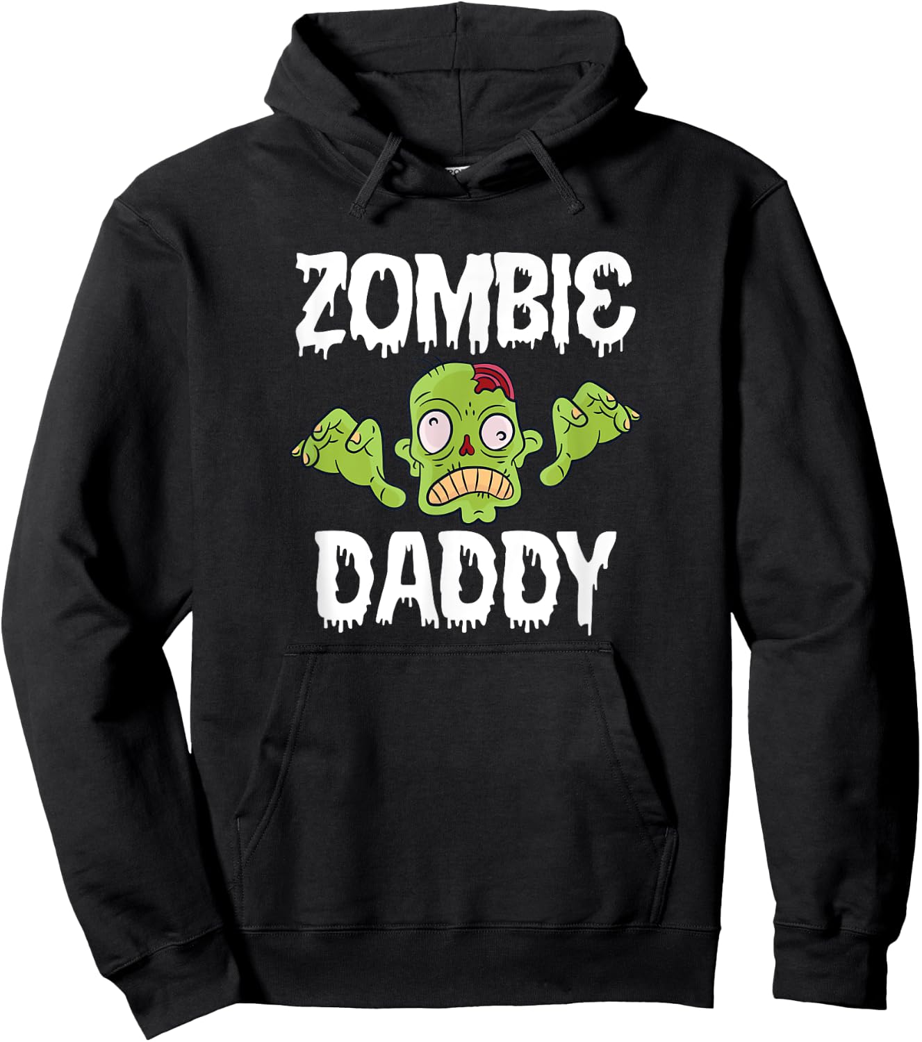 Zombie Daddy Father Matching Family Halloween Hoodie - Hoodie | Black