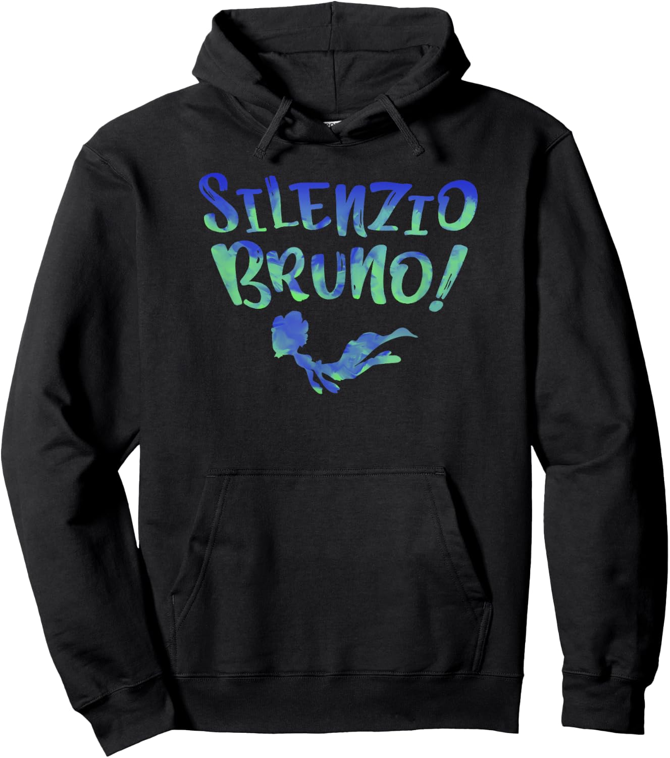 Disney Pixar Luca Silenzio Bruno! Colorful Hoodie - Hoodie | Black