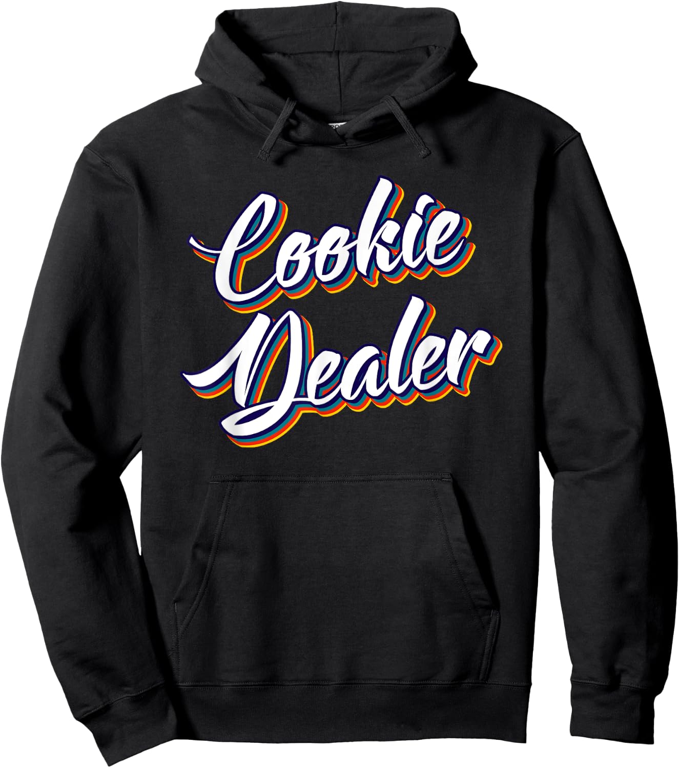 Retro Cookie Dealer Tester Sweets Cookies Baker Hoodie - Hoodie | Black