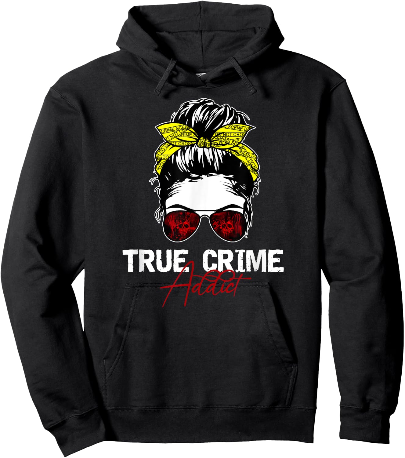 True Crime Addict Hoodie - Hoodie | Black