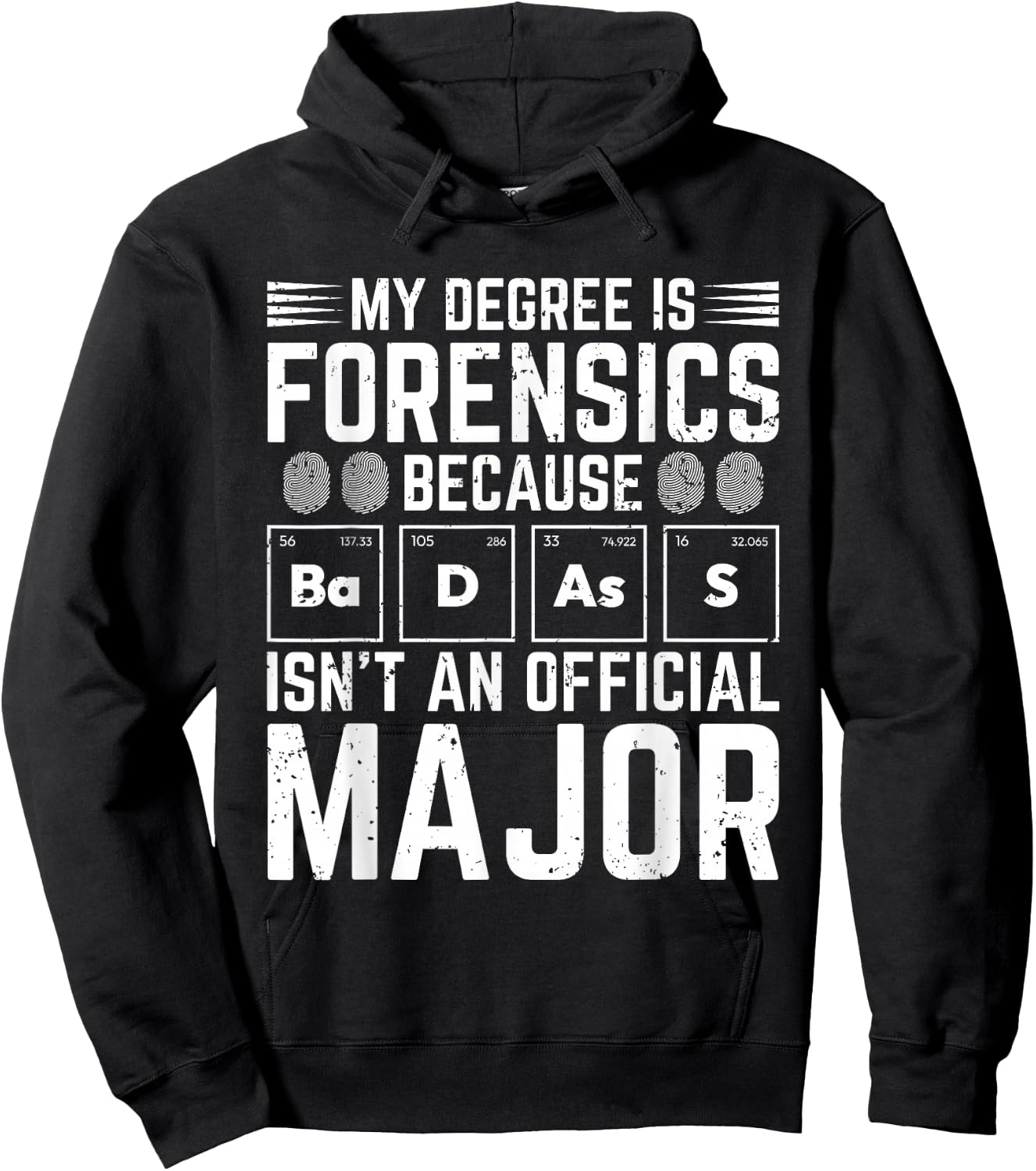 Forensic Scientist Funny Saying Crime Scene Investigation Hoodie - Hoodie | Black