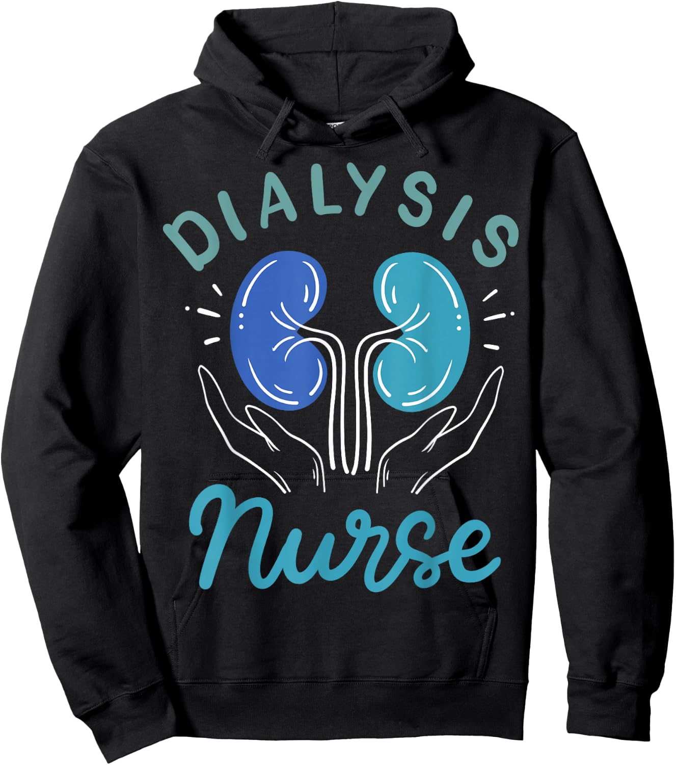 Dialysis Nurse Gifts Hoodie - Hoodie | Black
