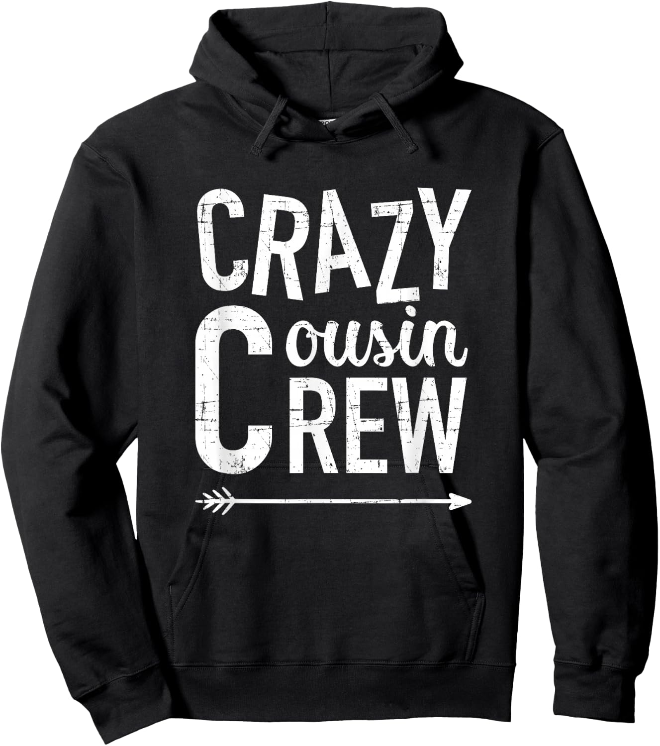 Crazy cousin crew Hoodie - Hoodie | Black