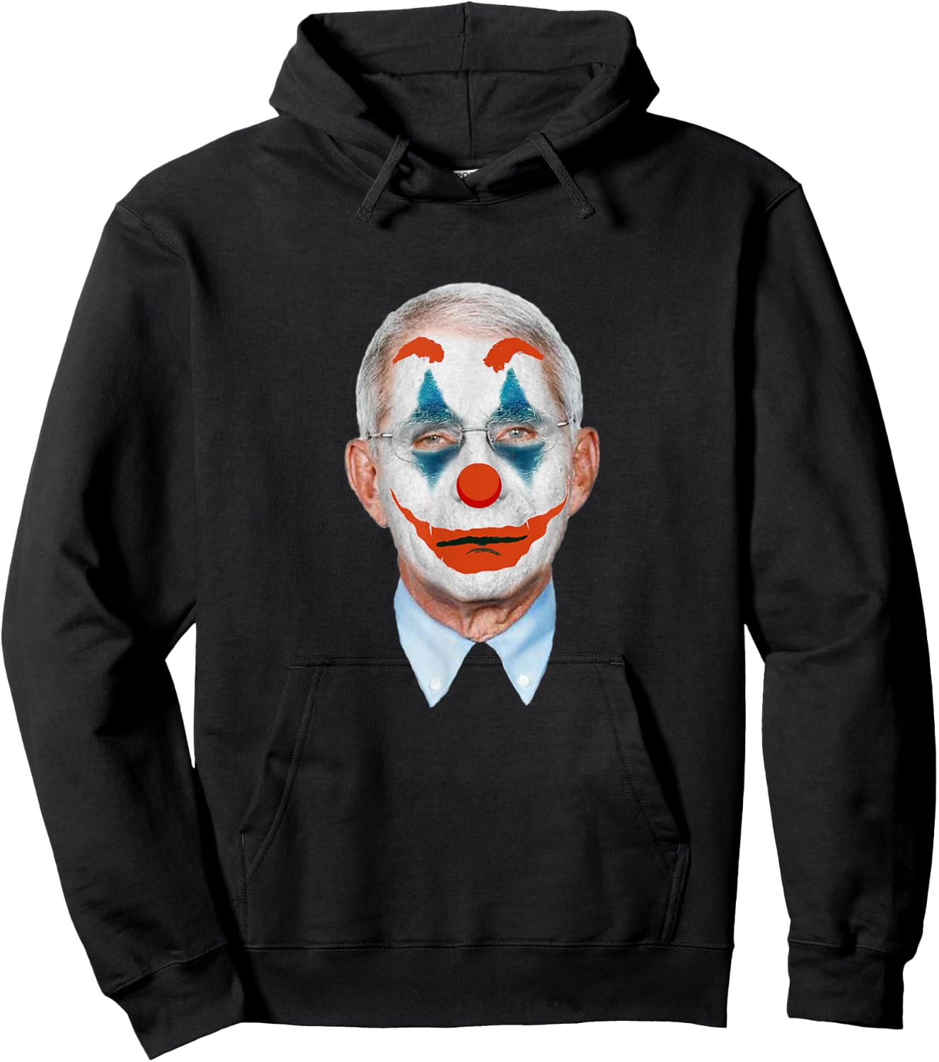 Funny Fauci-The-Clown Arrest Fauci - anti Fauci Men Women Hoodie - Hoodie | Black
