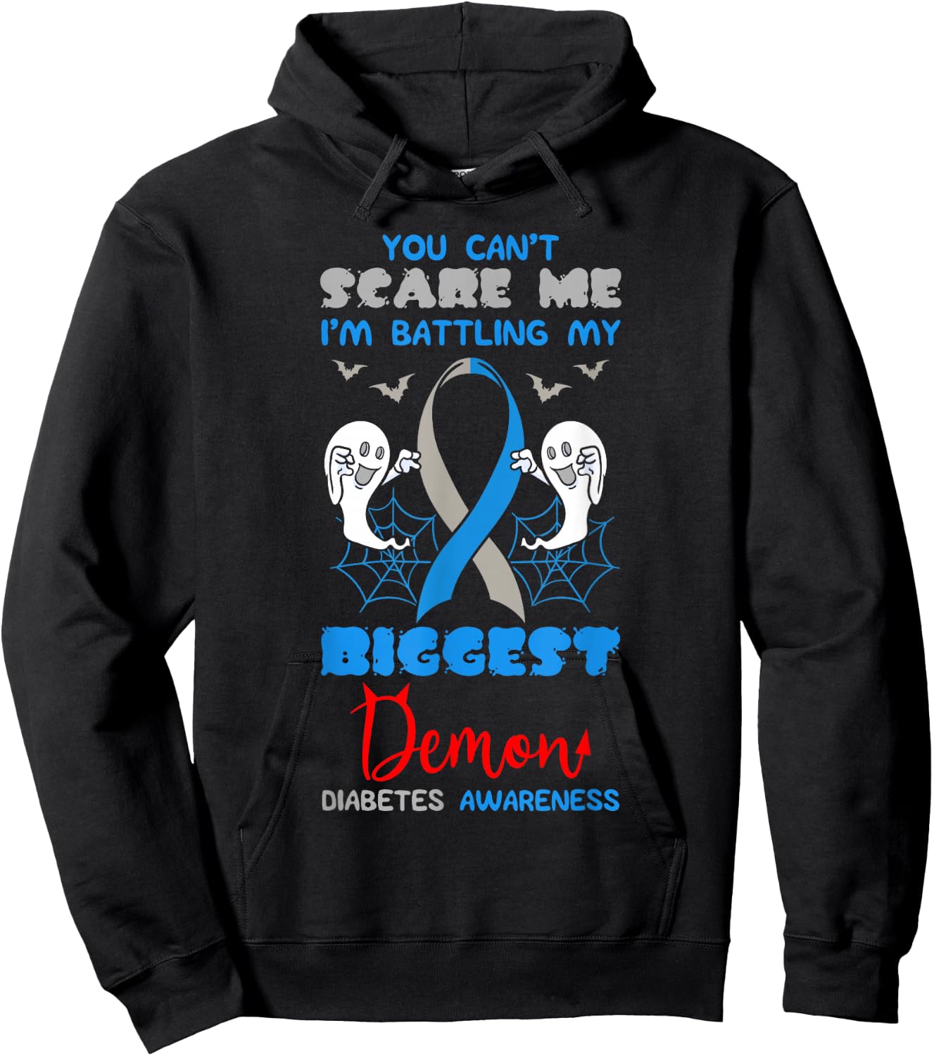 Diabetes Patient Type 1 2 Diabetic Pancreas Halloween Party Hoodie - Hoodie | Black