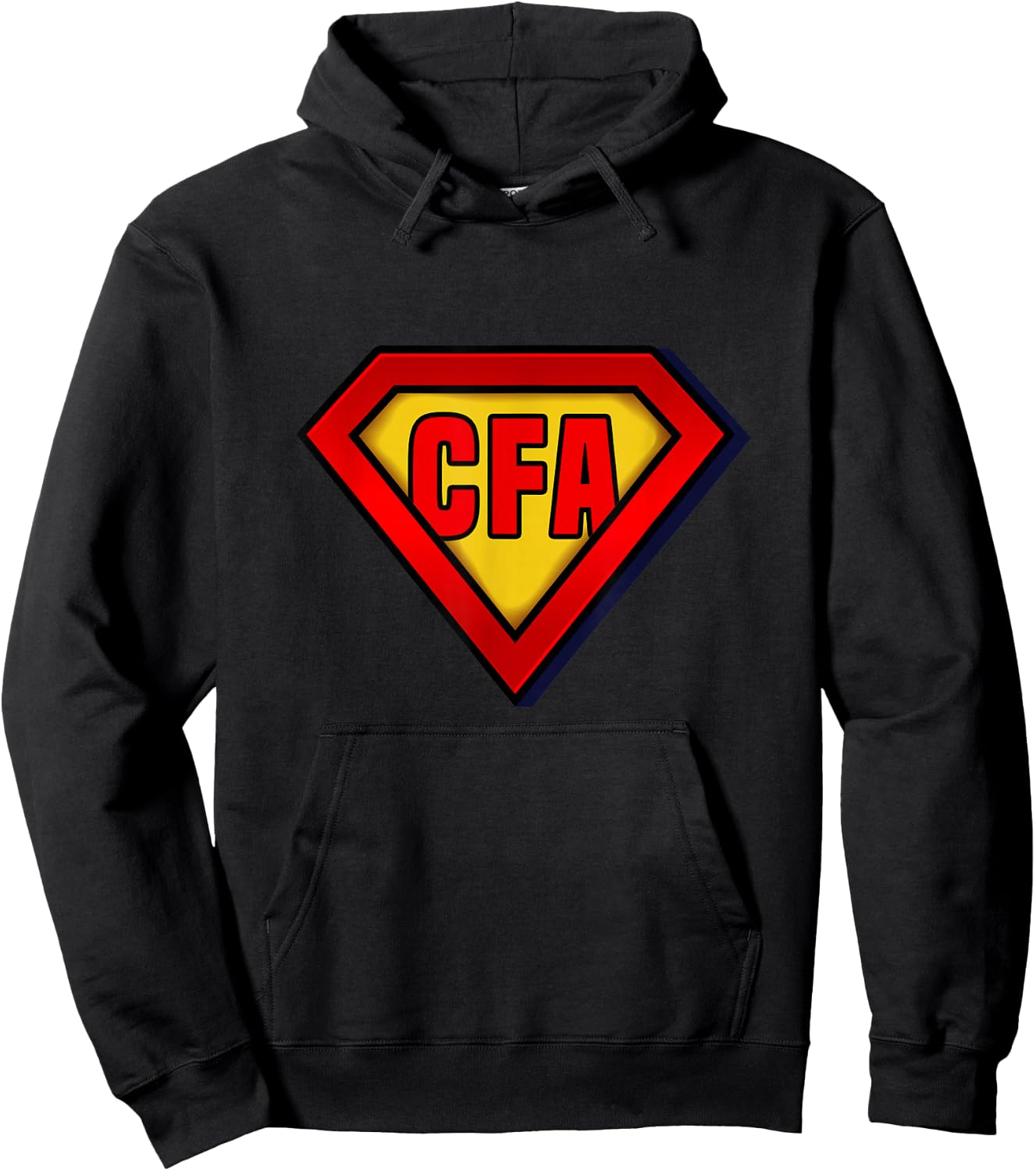 CFA Chartered Financial Analyst Superhero Hoodie - Hoodie | Black