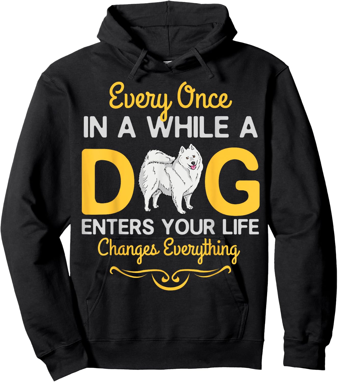 American Eskimo Dog Puppies Owner Lover Women Girls Kids Hoodie - Hoodie | Black