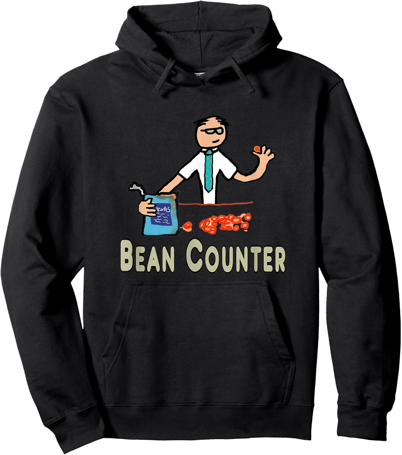 Accountant Bean Counter Hoodie - Hoodie | Black