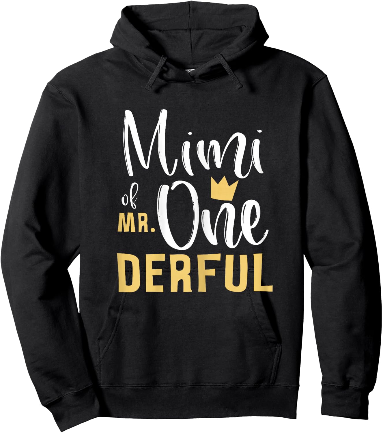Mimi of Mr Onederful 1st Birthday First One-Derful Matching Hoodie - Hoodie | Black