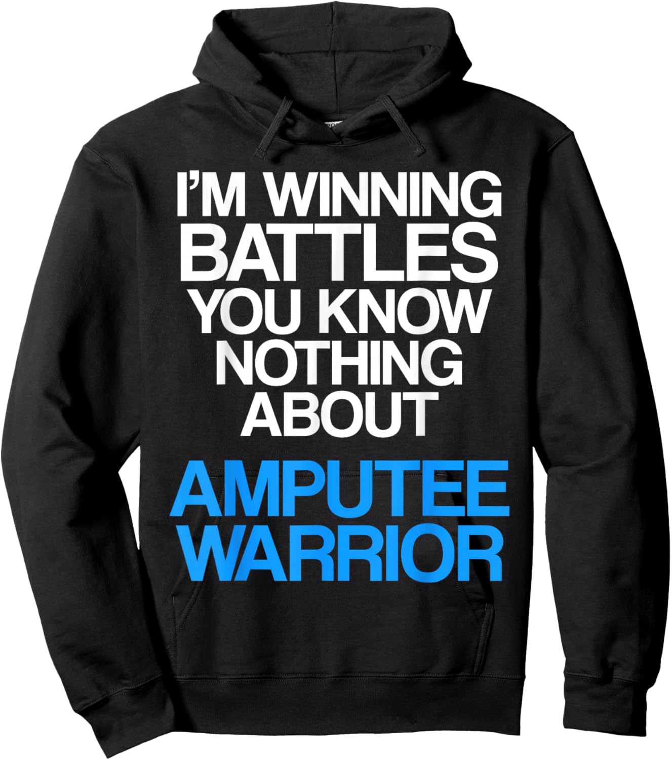 Amputee Humor About Leg Arm Funny Recovery Gifts Hoodie - Hoodie | Black